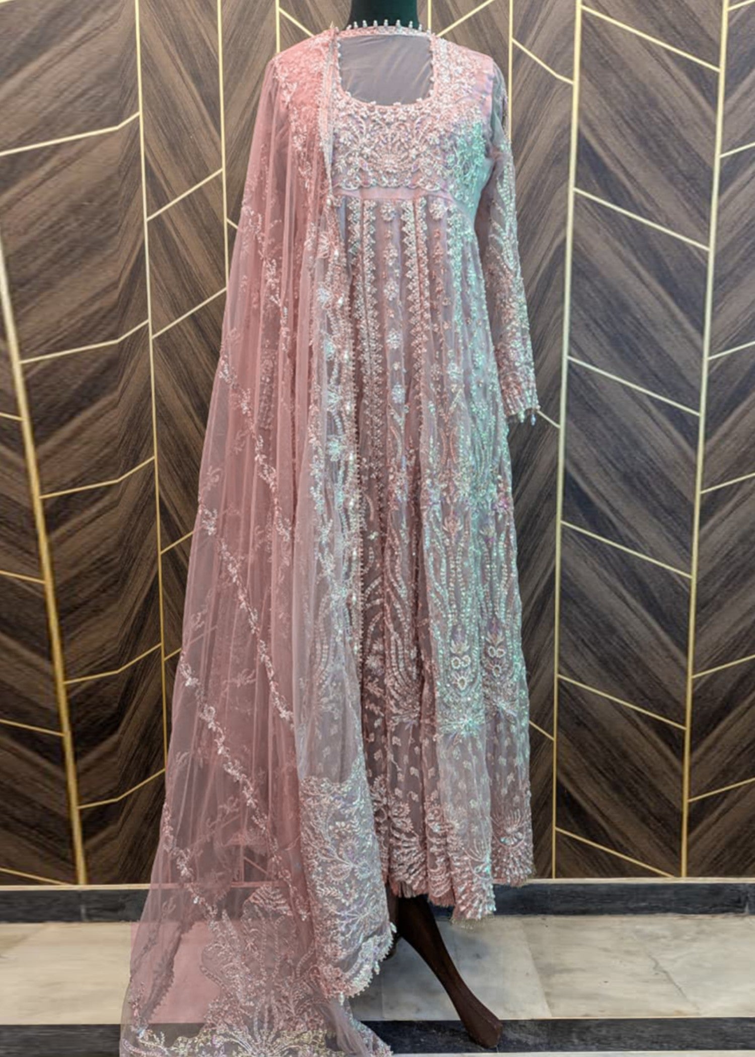 net Maxi in Pink