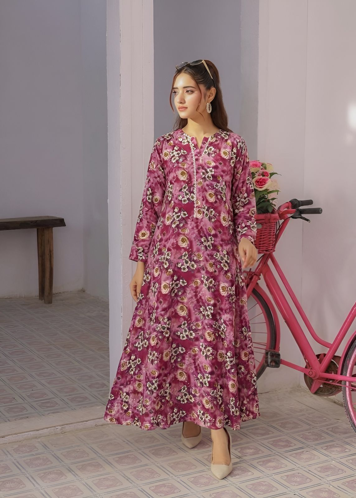 lawn Maxi in Mulberry