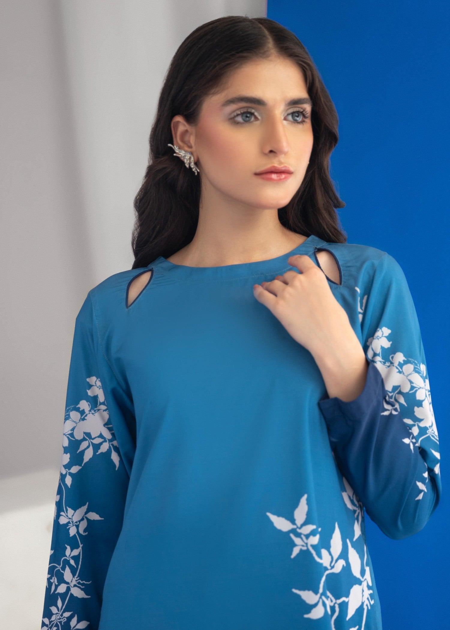 cambric Co Ord Sets in Ocean blue