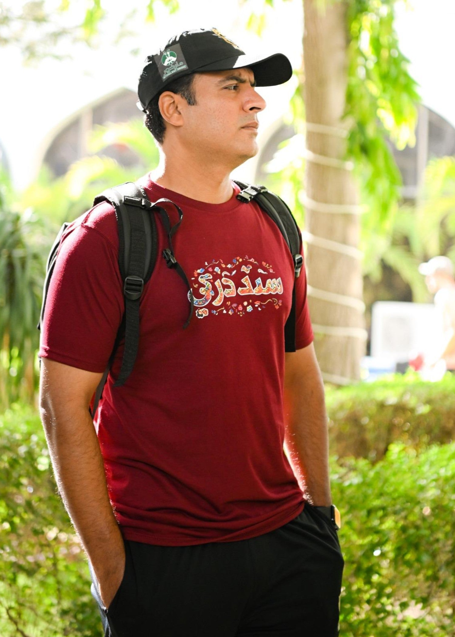 cotton T Shirt in Red