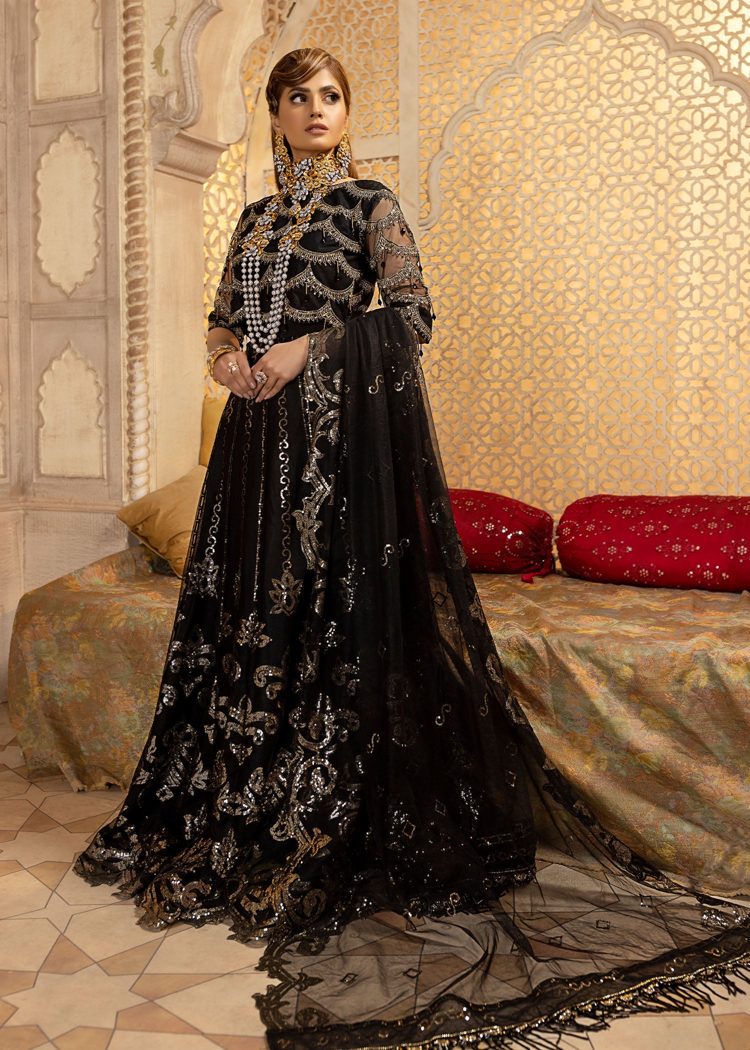 net Unstitched in Black