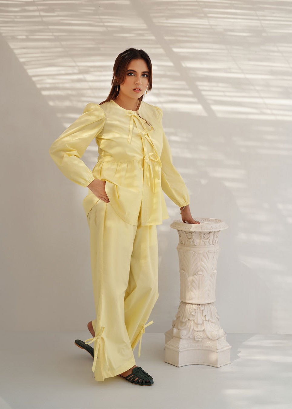 cotton Co Ord Sets in Butter
