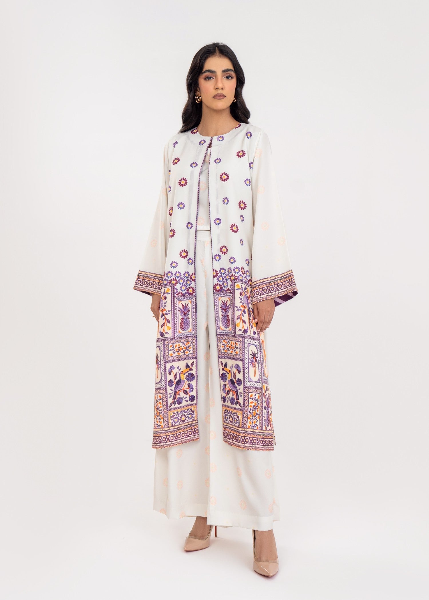 grip Gown in Off-white
