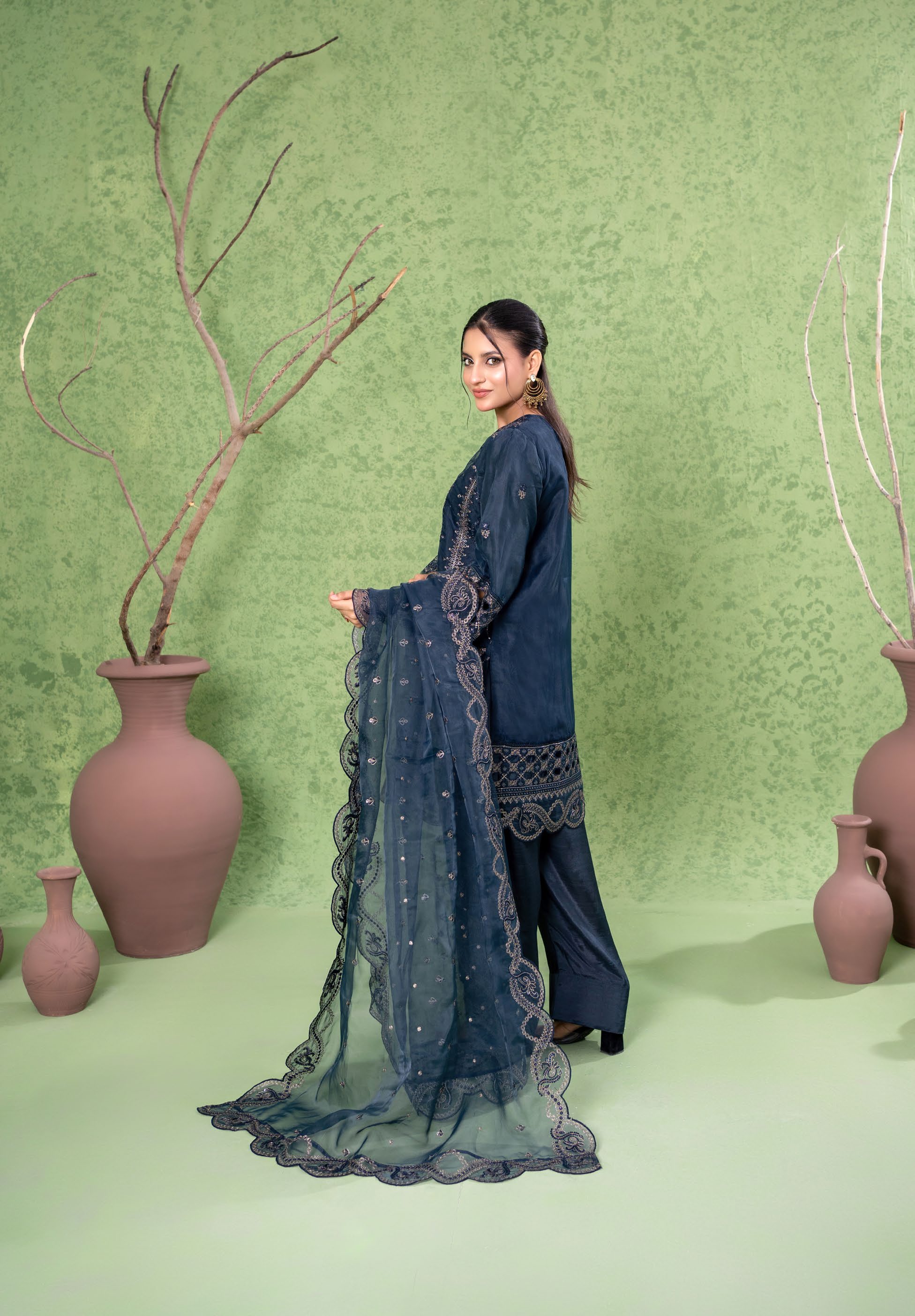 Kahani Festive Pret Organza Formals – D-2