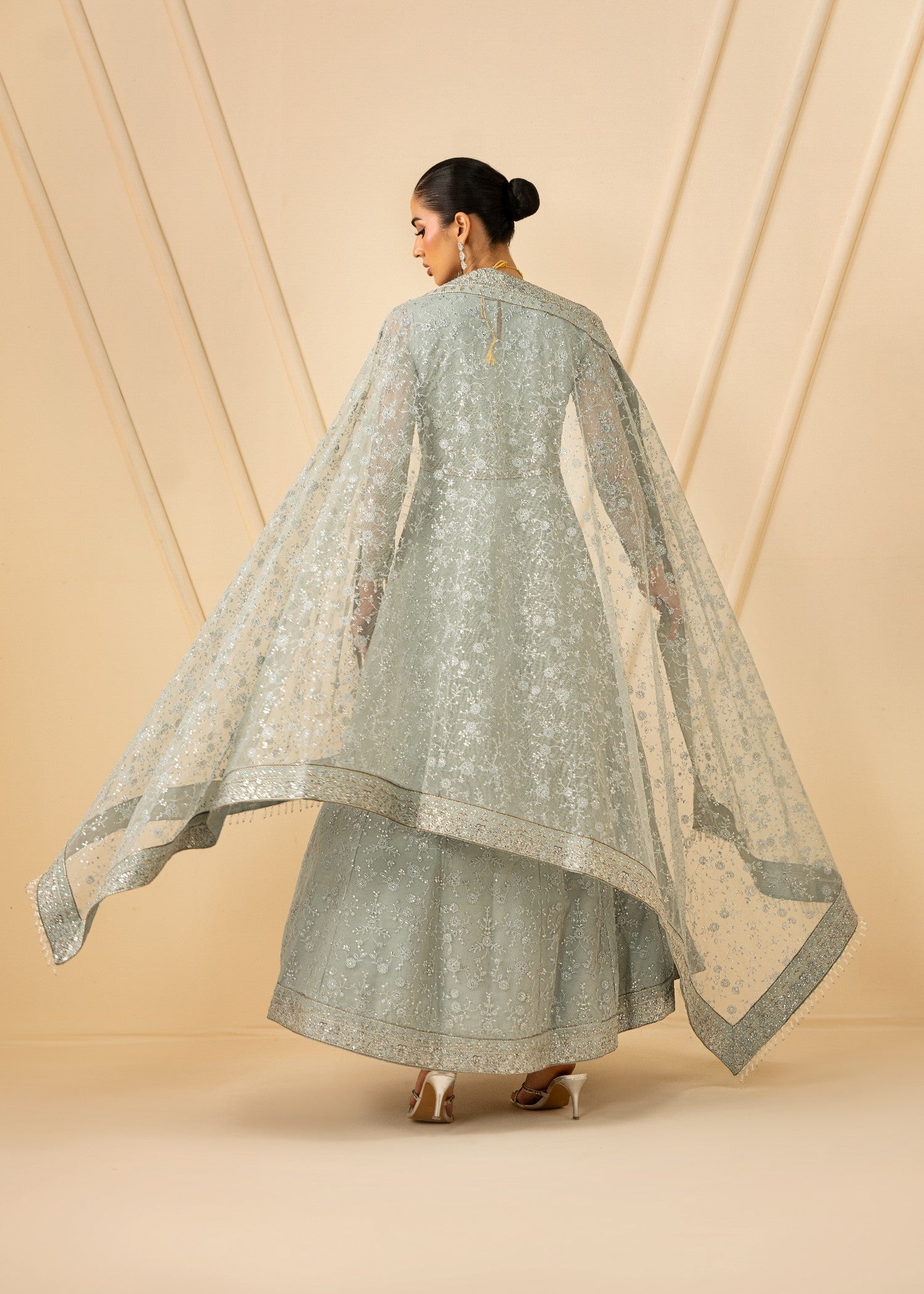 net Maxi in Dark grey