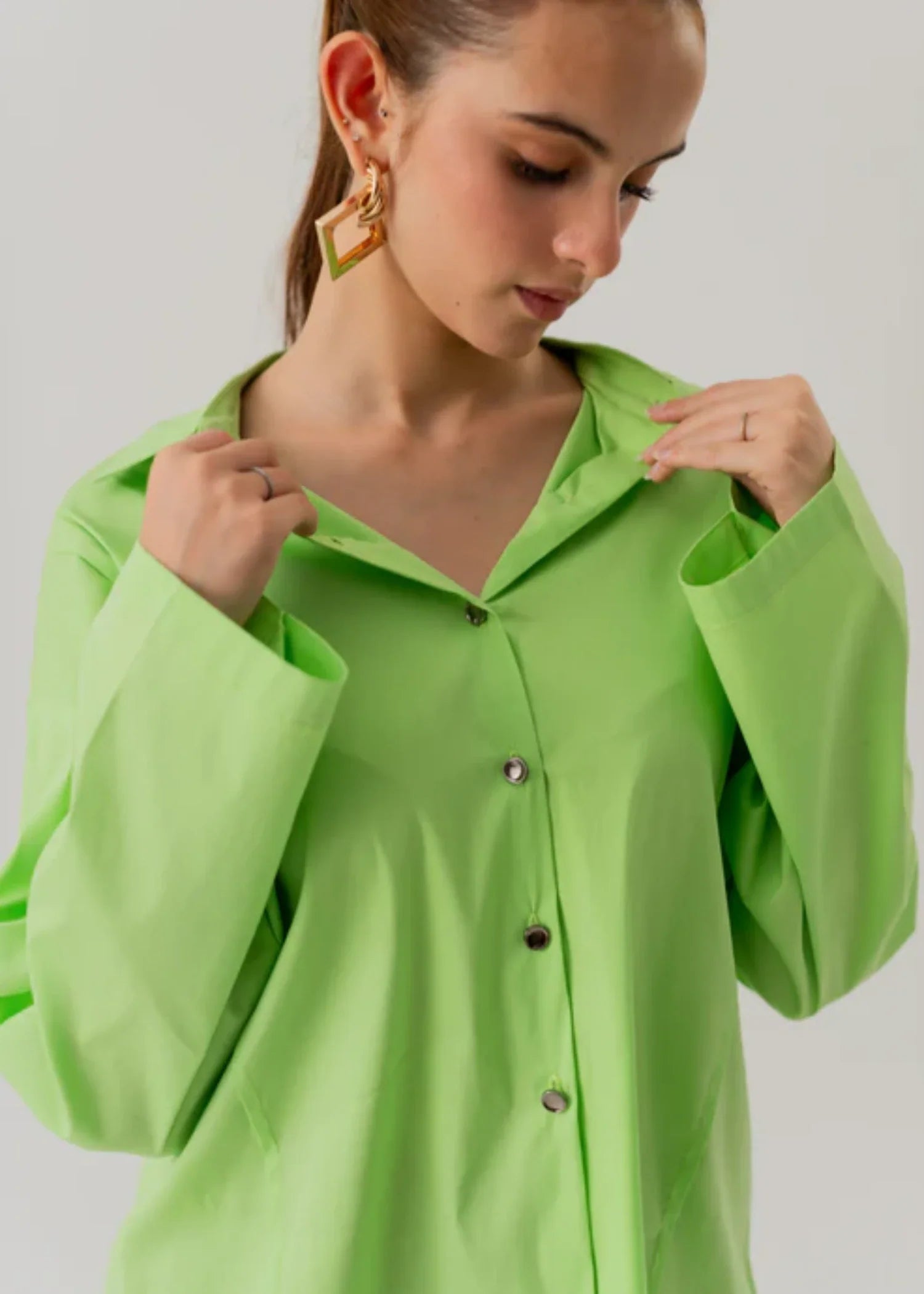 cotton Top in Neon green