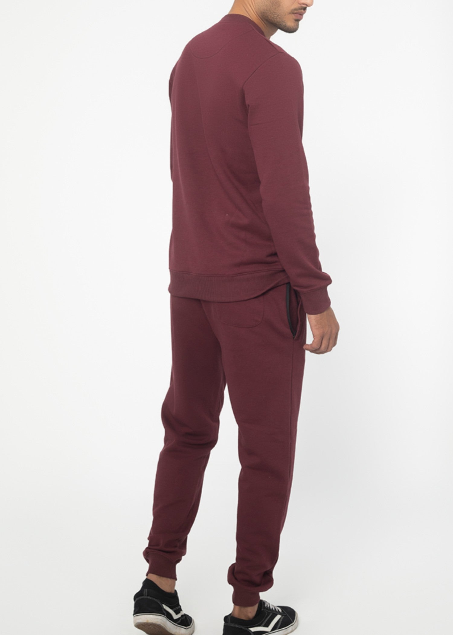 fleece Tracksuit in Claret
