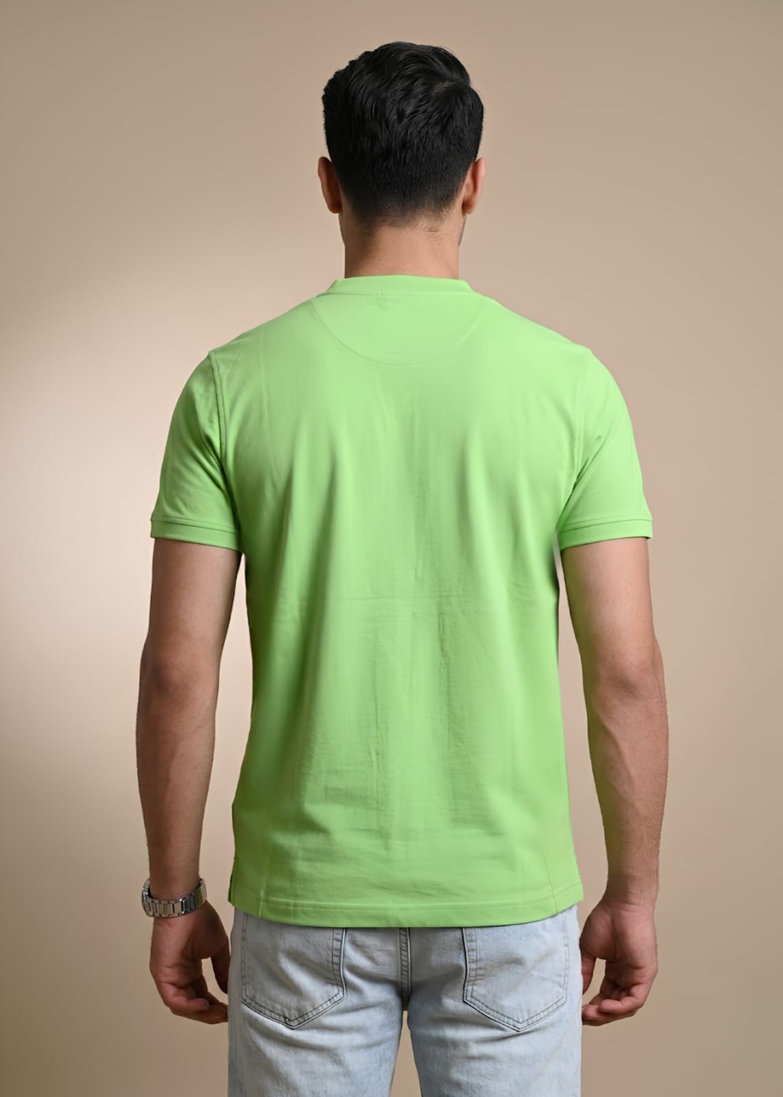 jersey knit T Shirt in Mint green