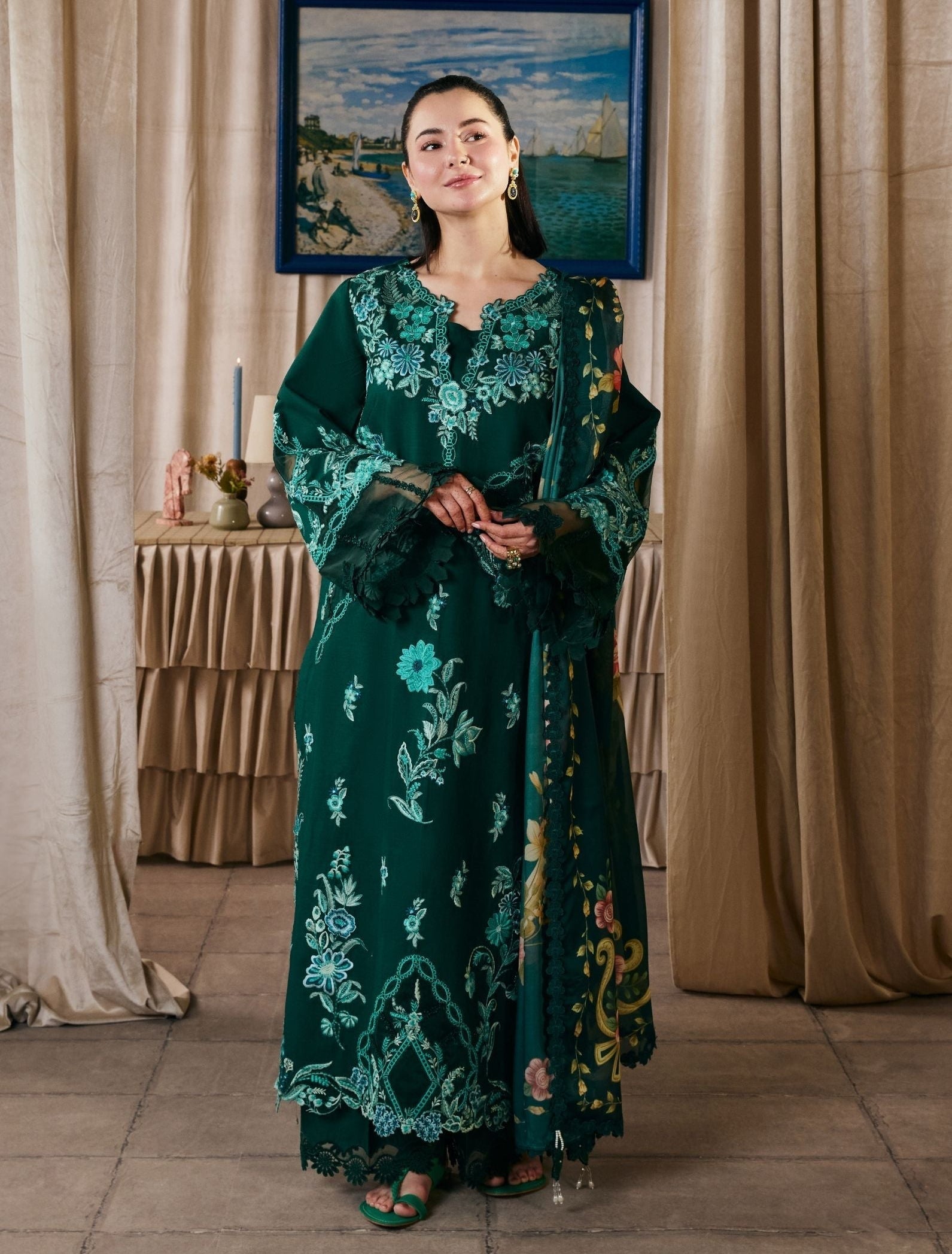 Eid Luxury Lawn – Maheer