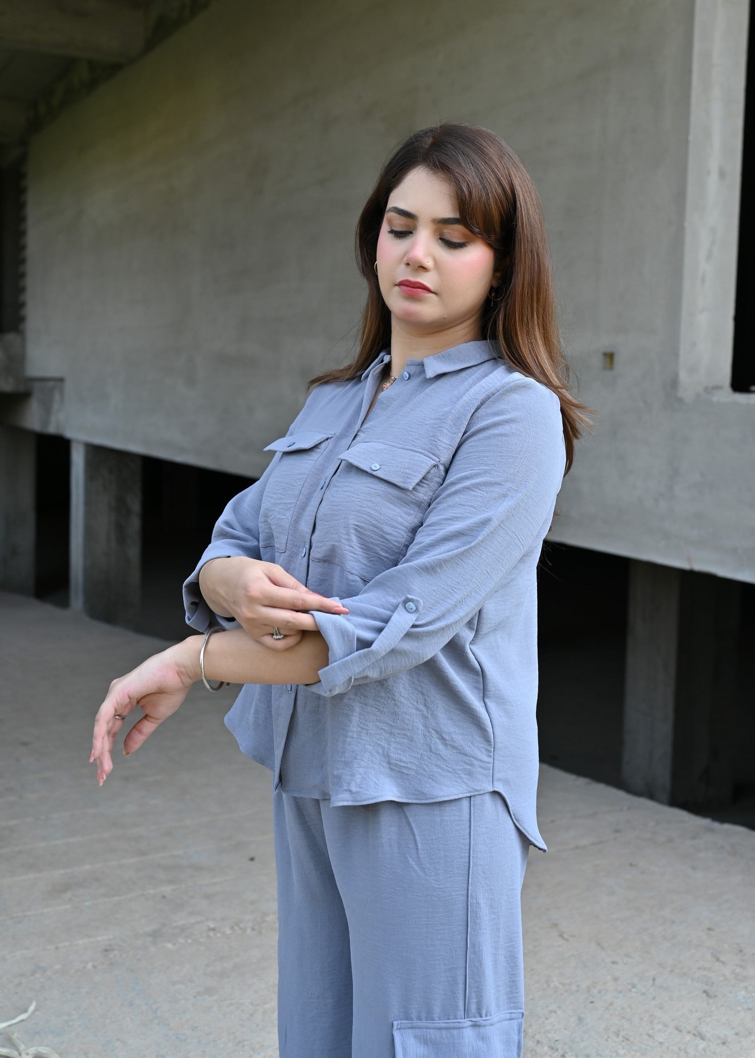 multi neps Co Ord Sets in Powder blue
