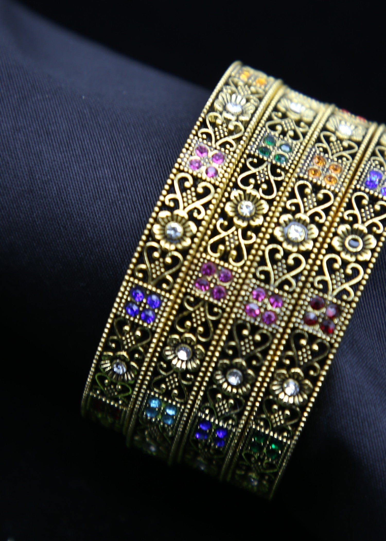 Bangles in Multi Color by - Trendy Women Bangles QTB6690