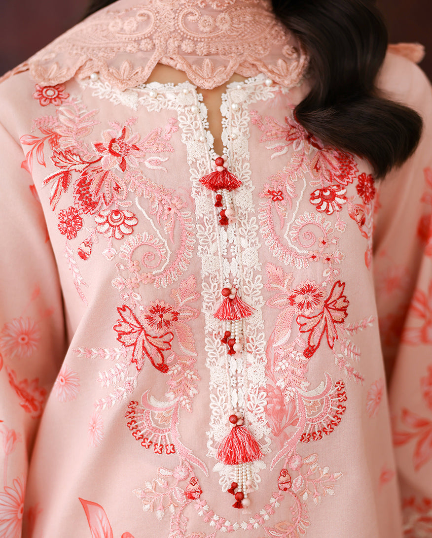 Sunlit Tales Lawn – Coral whisper