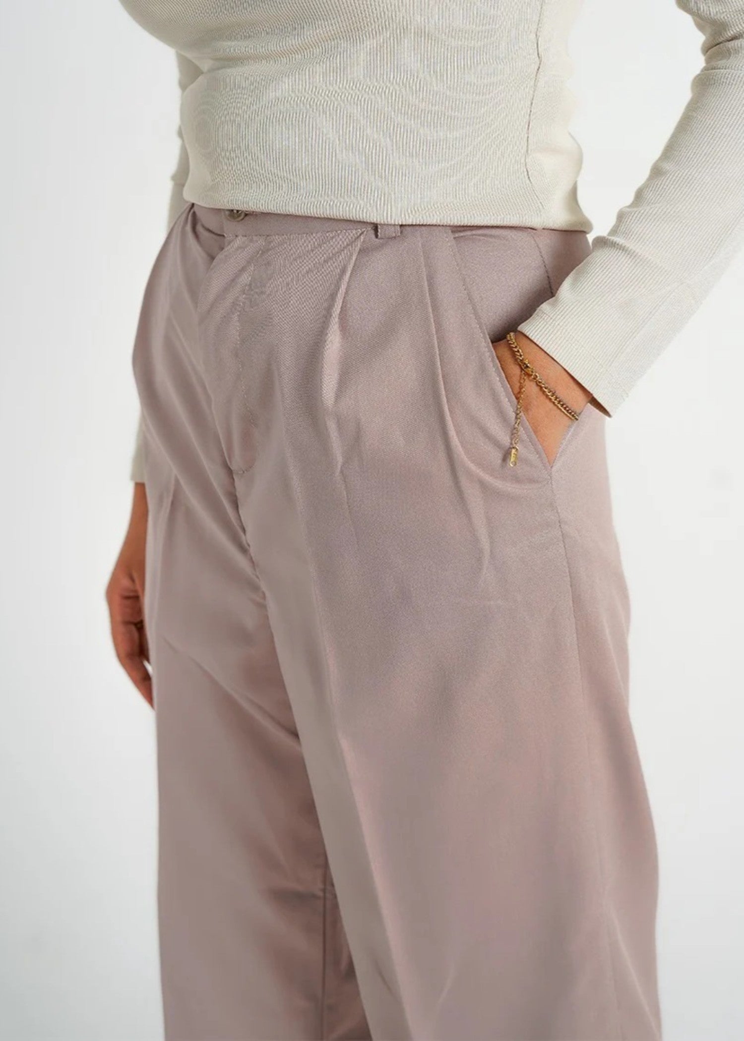 polycotton Pants in Pink