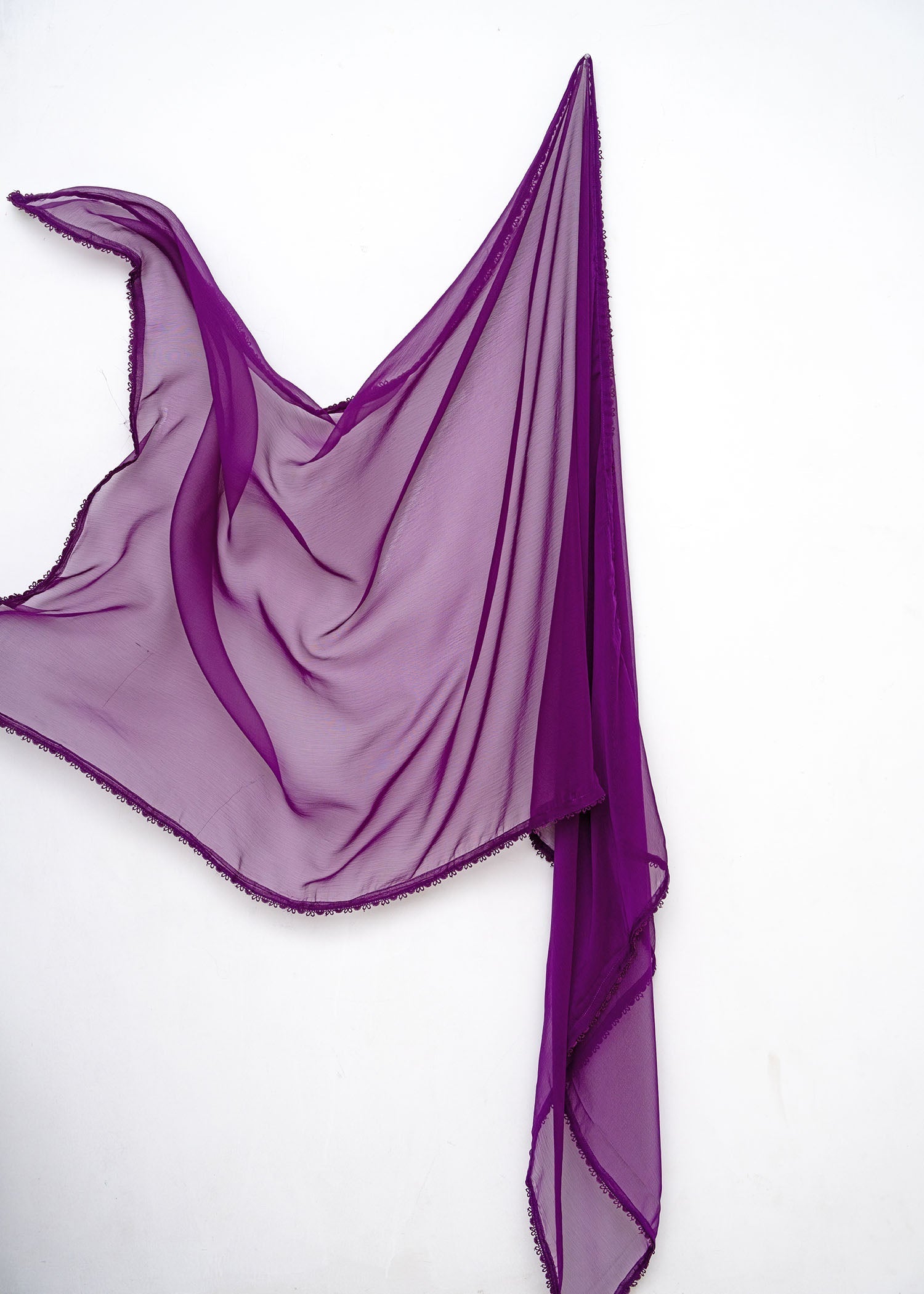 Dupatta in Purple
