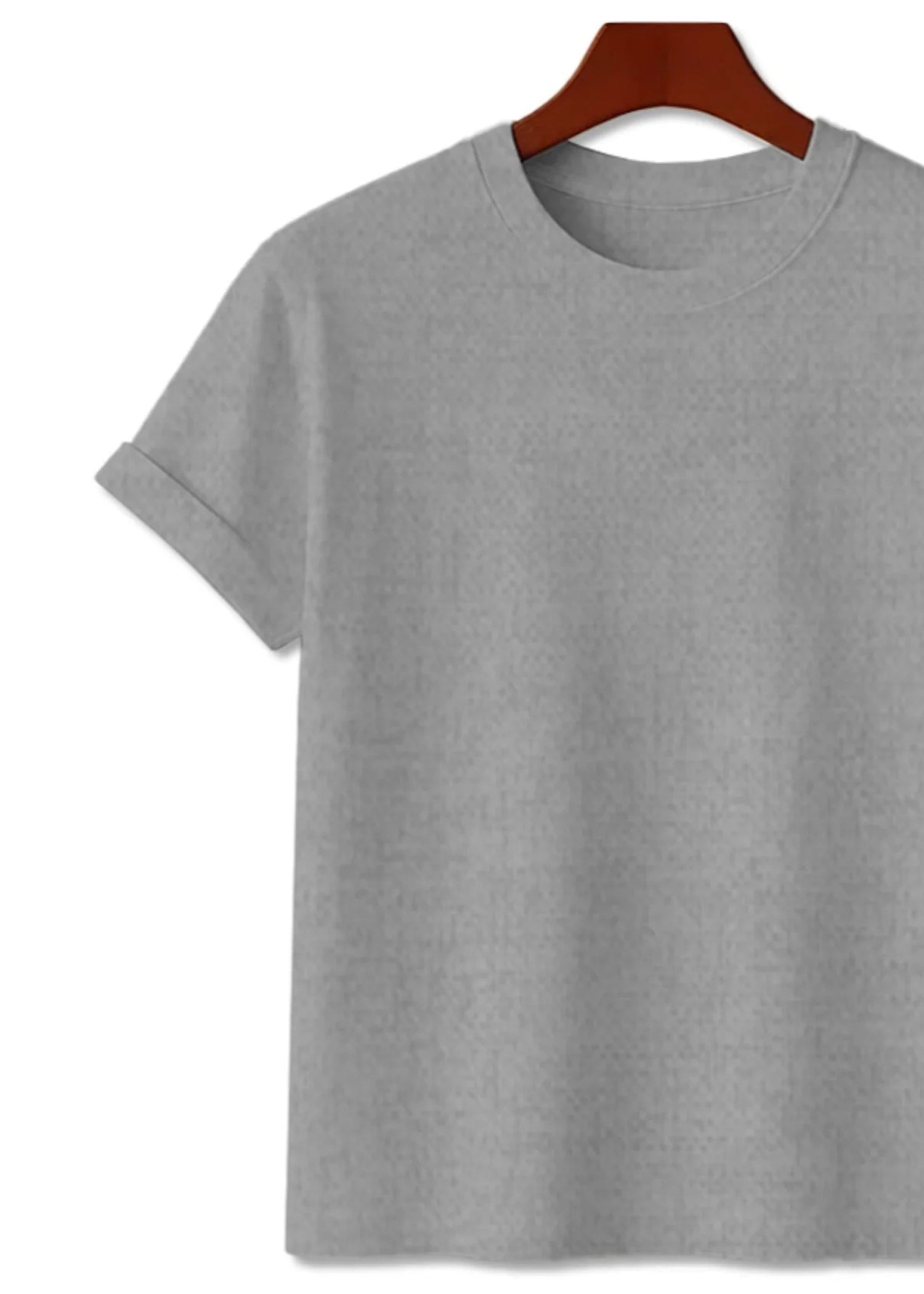 cotton T Shirt in Pastel grey by Topco.Pk