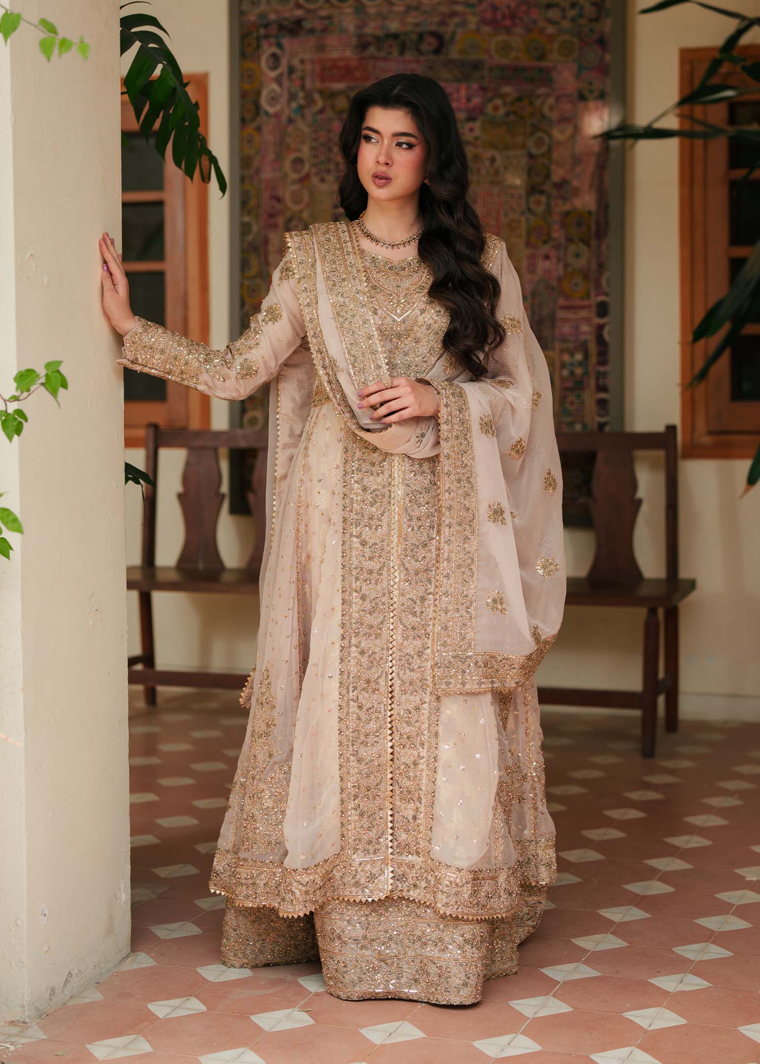 chiffon Maxi in Gold