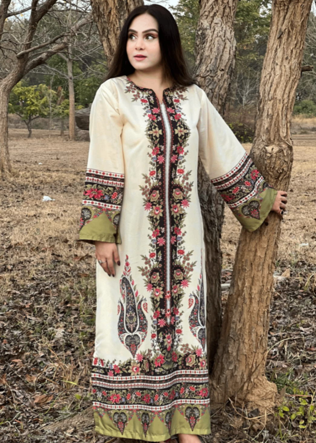grip Kaftan in Champagne