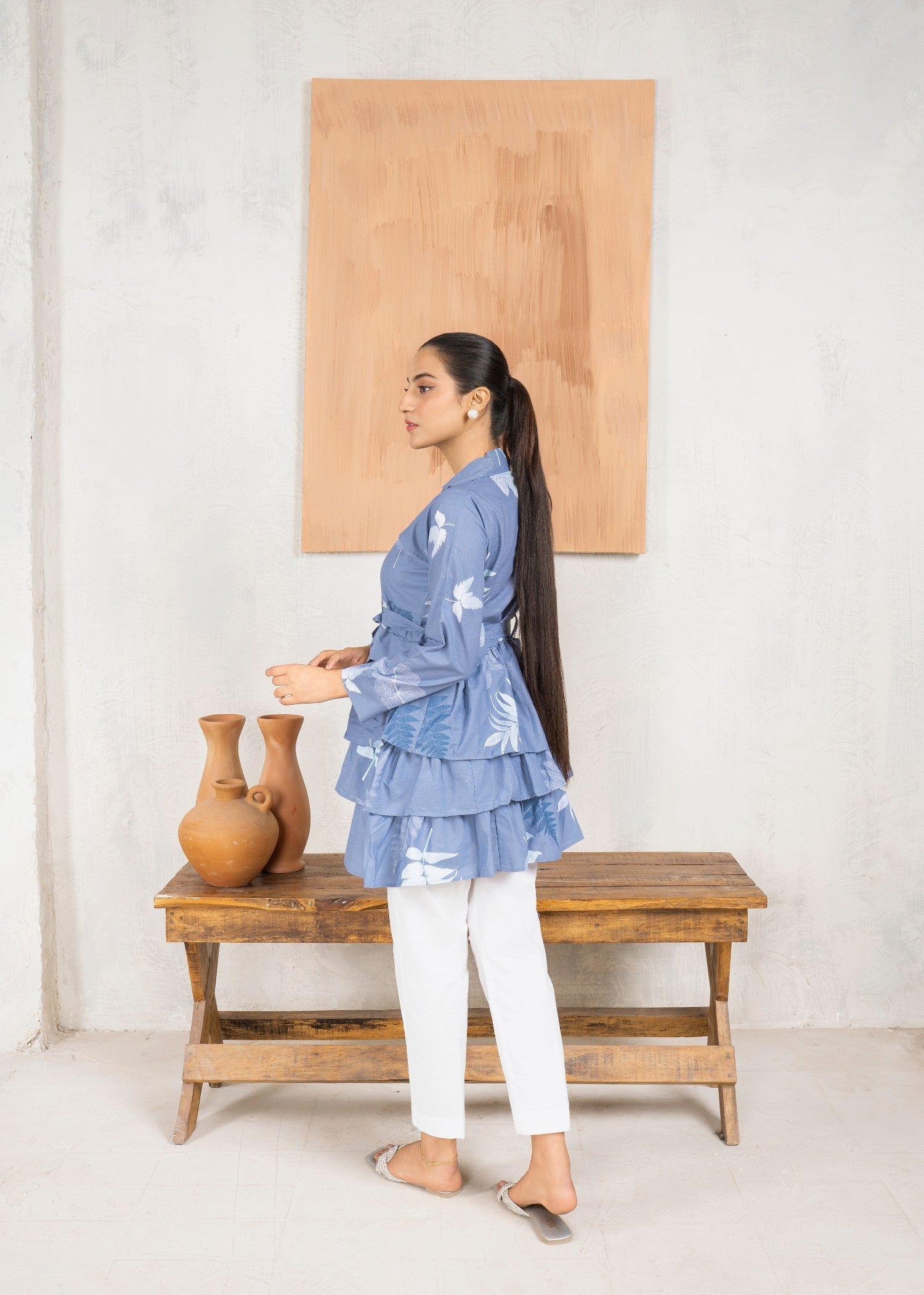 cotton Tunic in Blue
