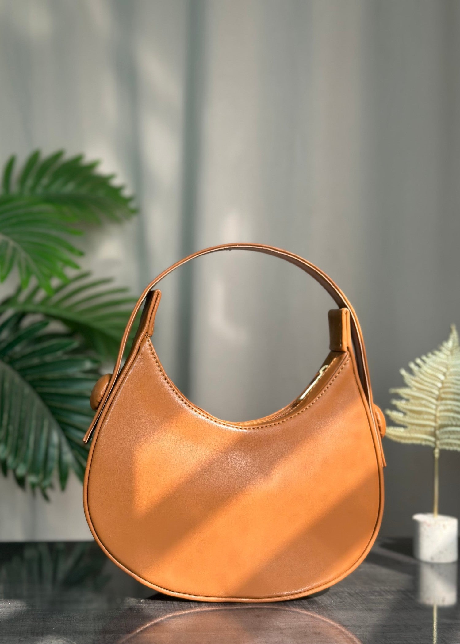 Hand Bag in Mustard Color by - Trendy Women Hand Bag IBK3761