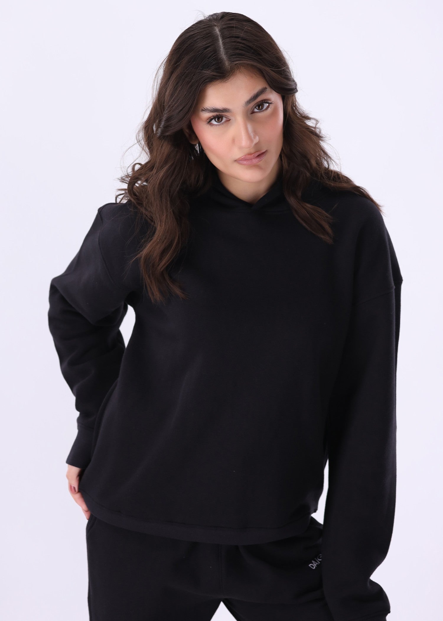cotton Tracksuit in Black