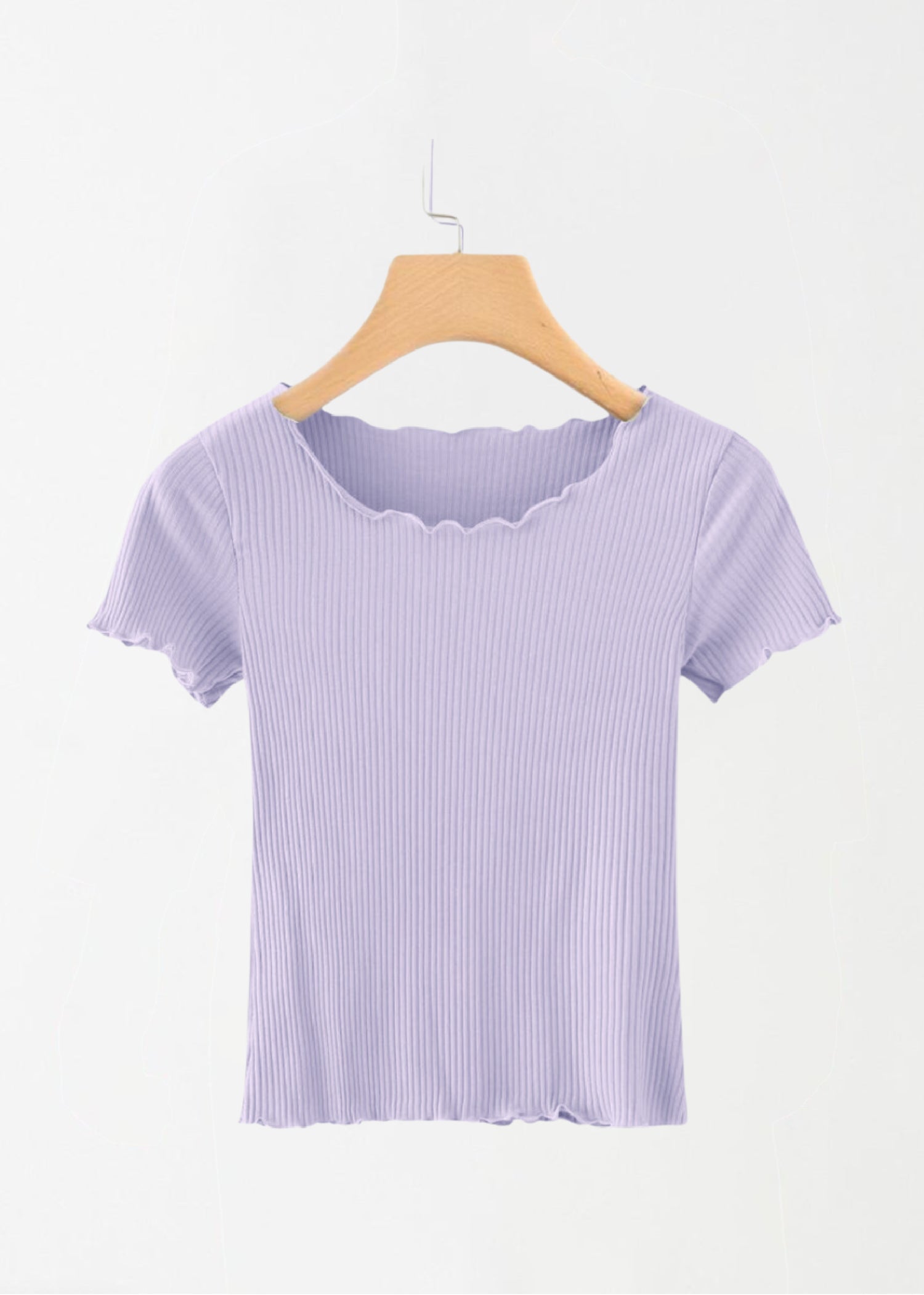 cotton Blouse in Lilac