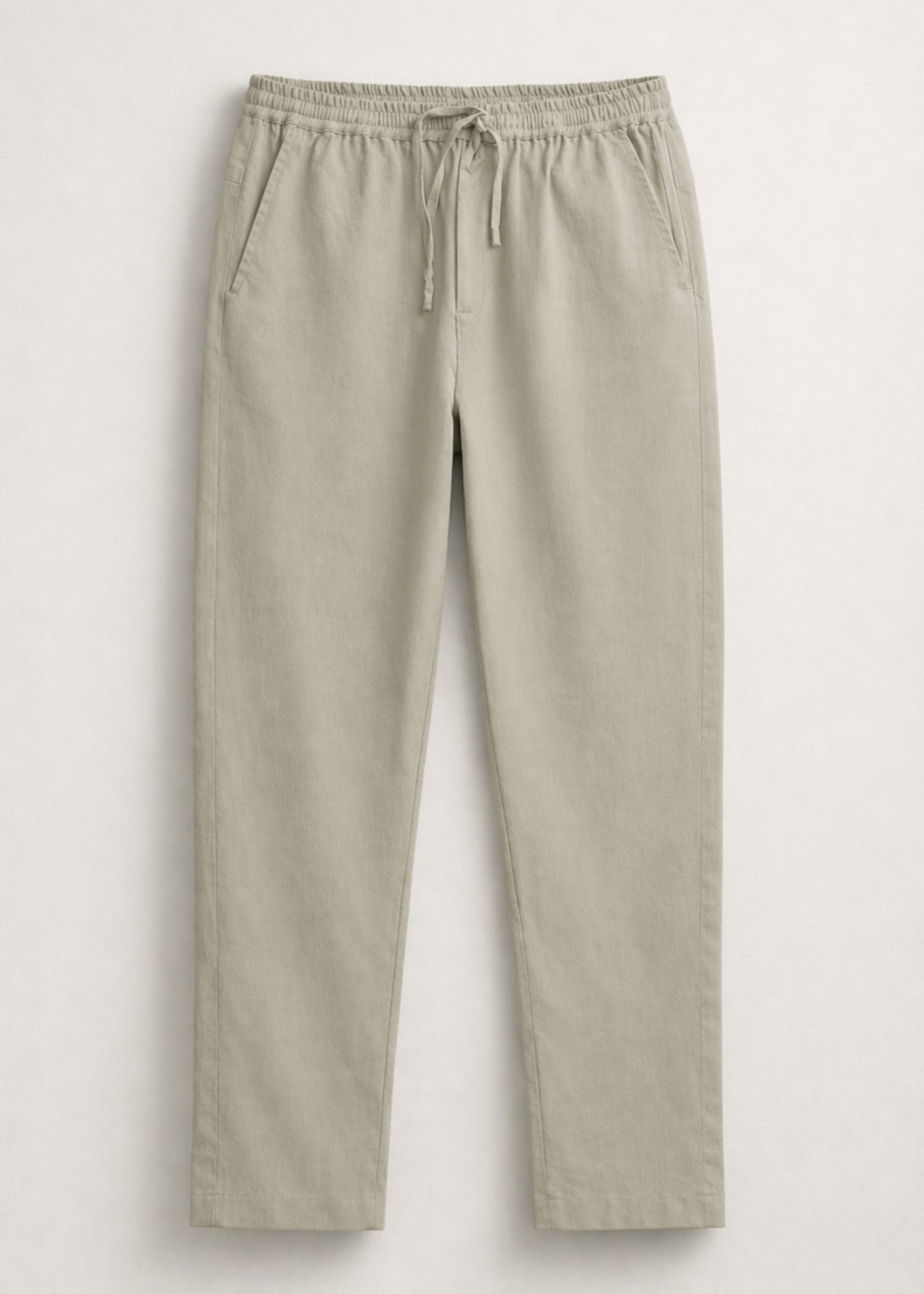 linen Trousers in Ash grey