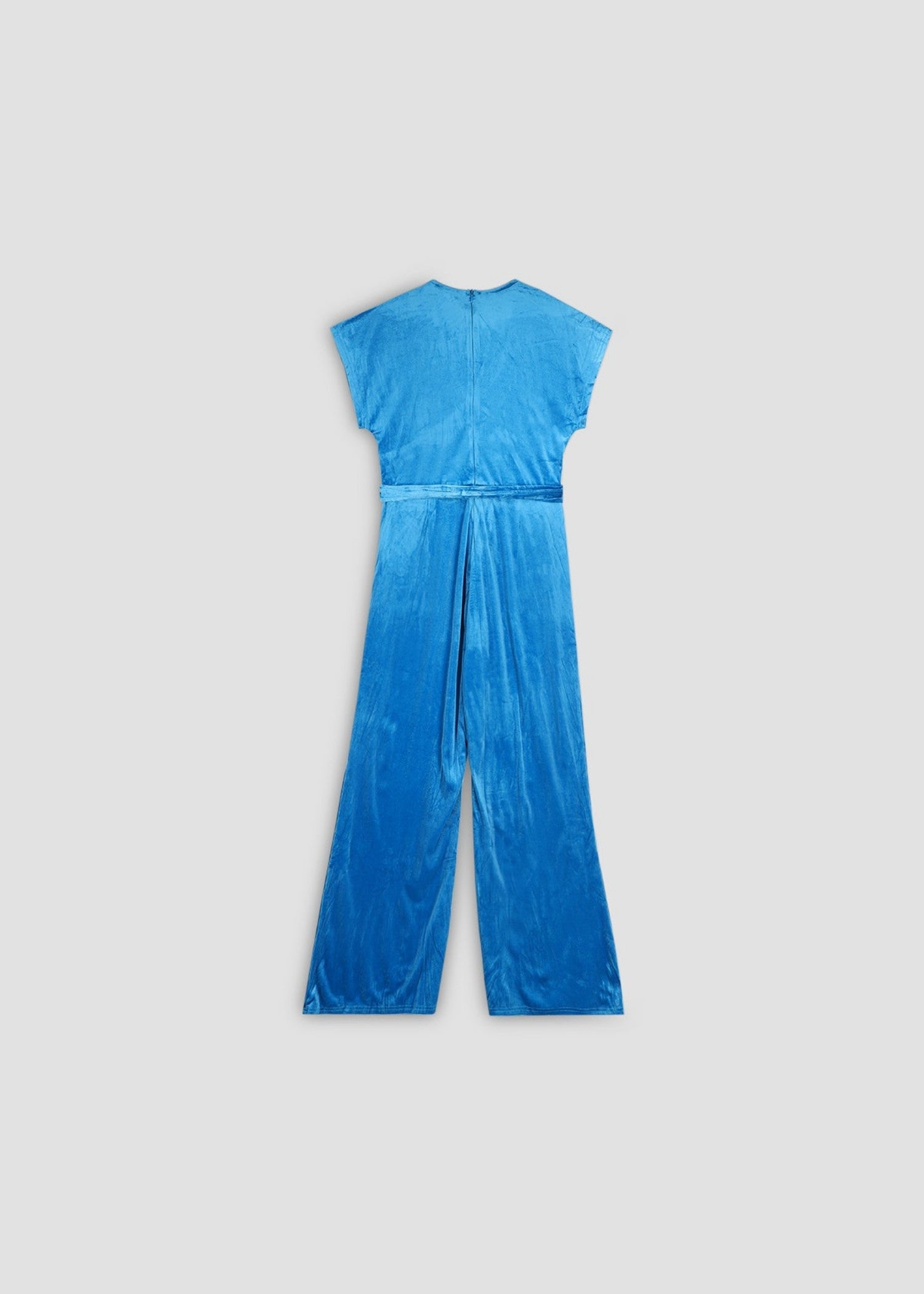 velvet Jumpsuit in Azure