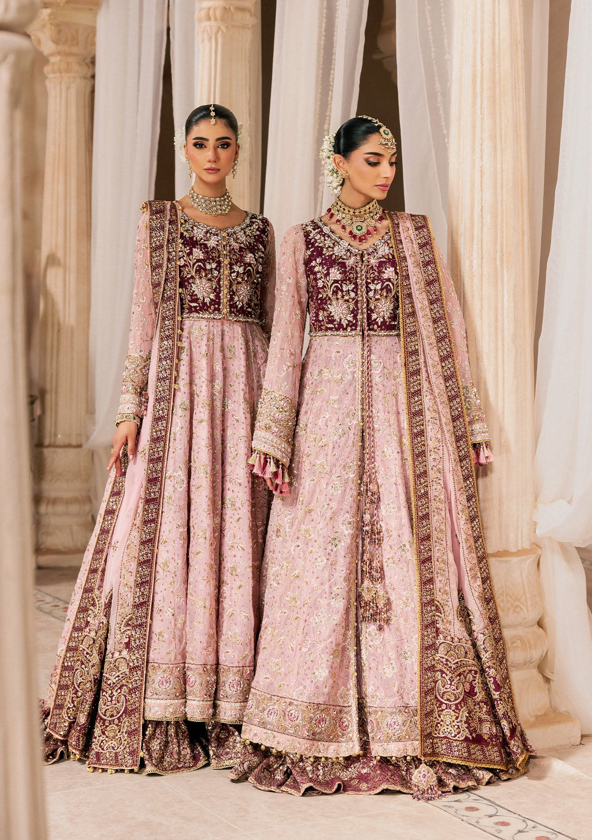 medium silk Unstitched in Pink