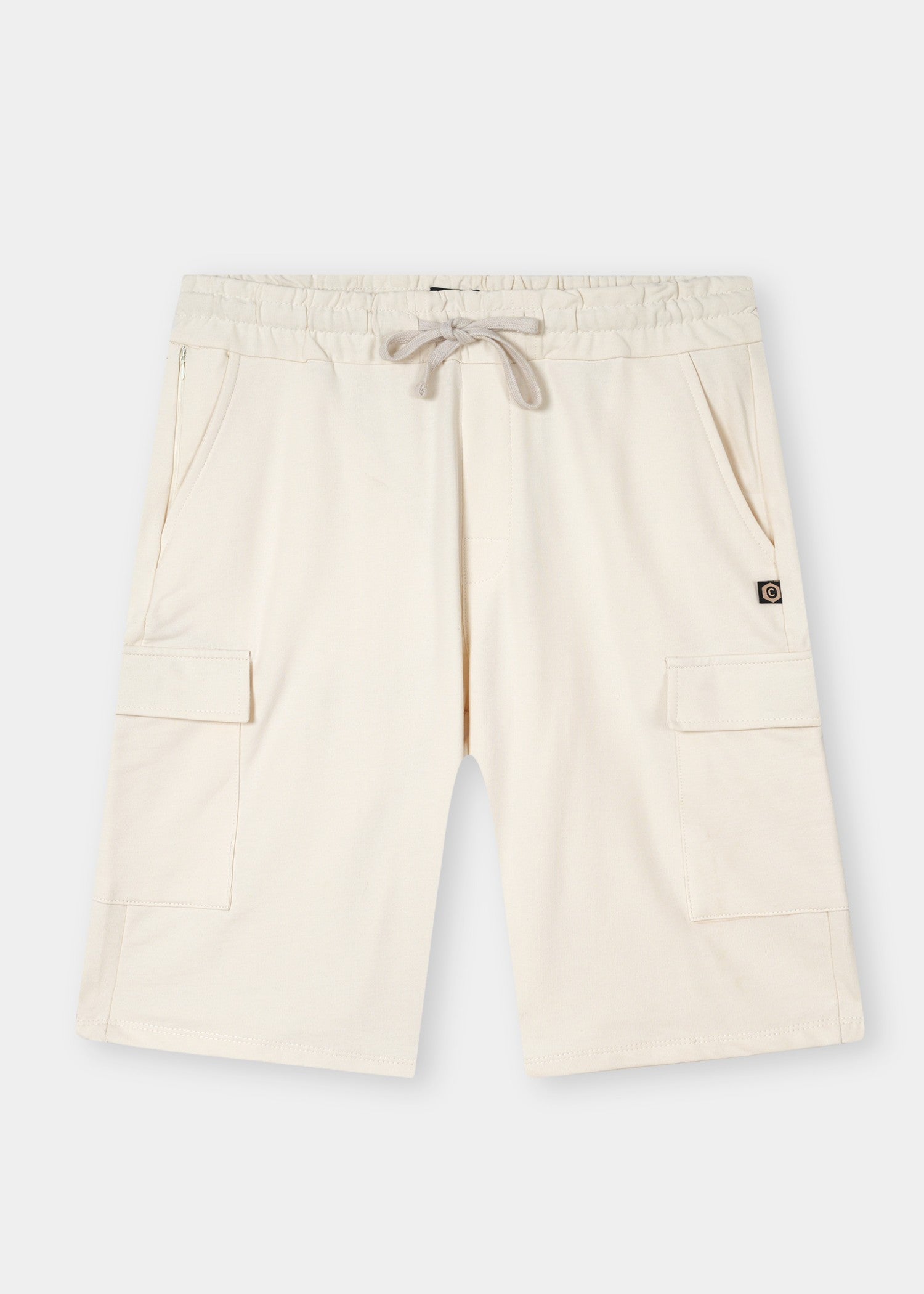 pure cotton Shorts in Ivory