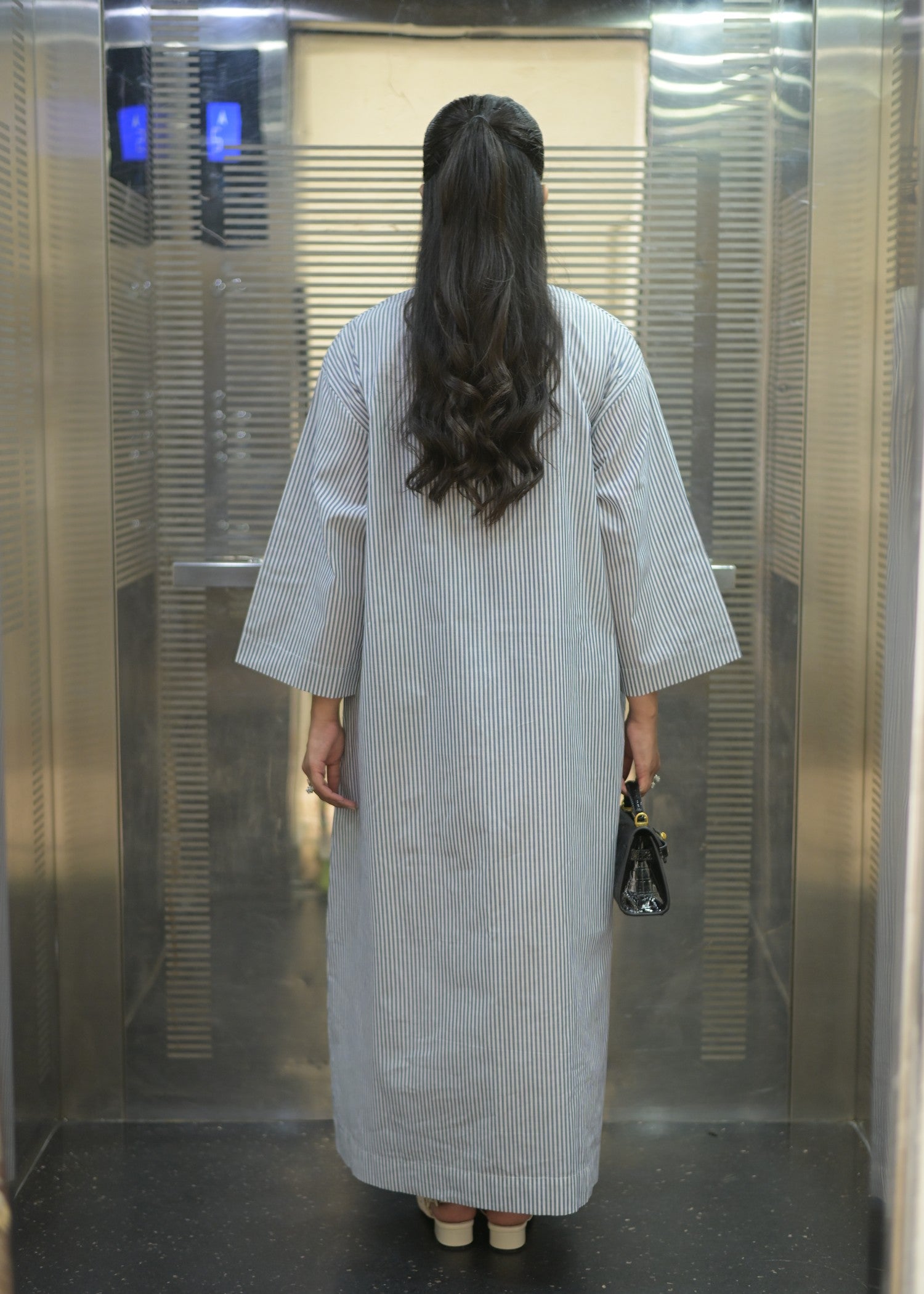 cotton Kaftan in White