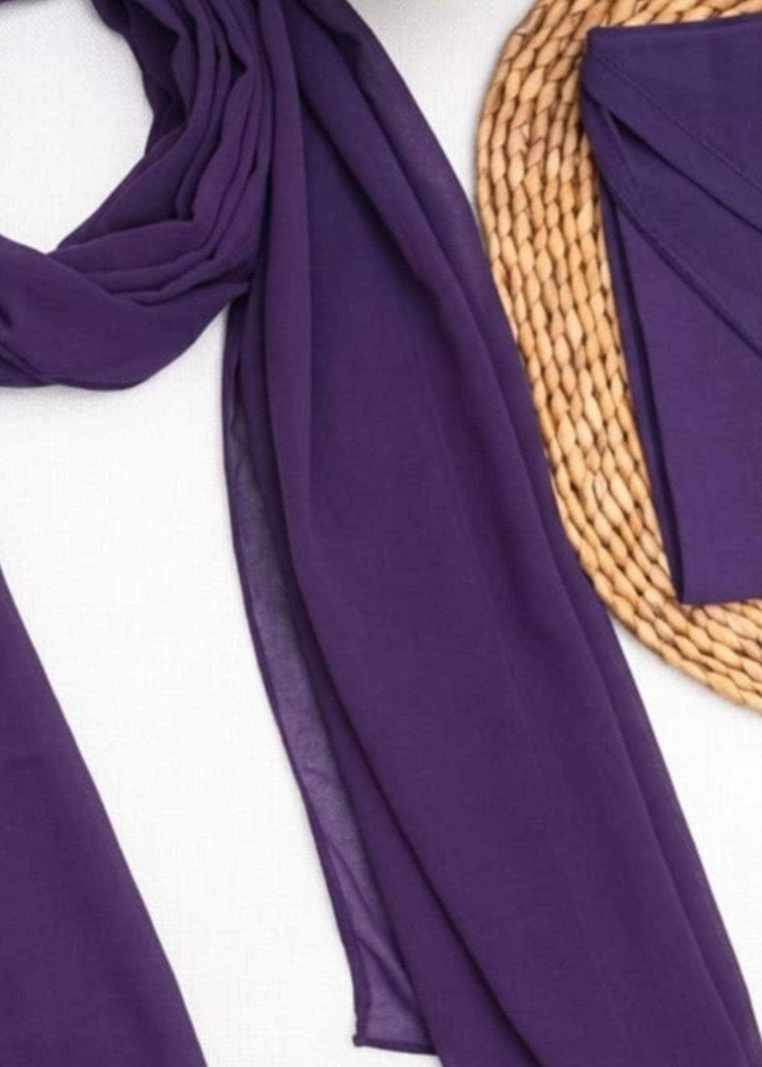 georgette Veil in Purple