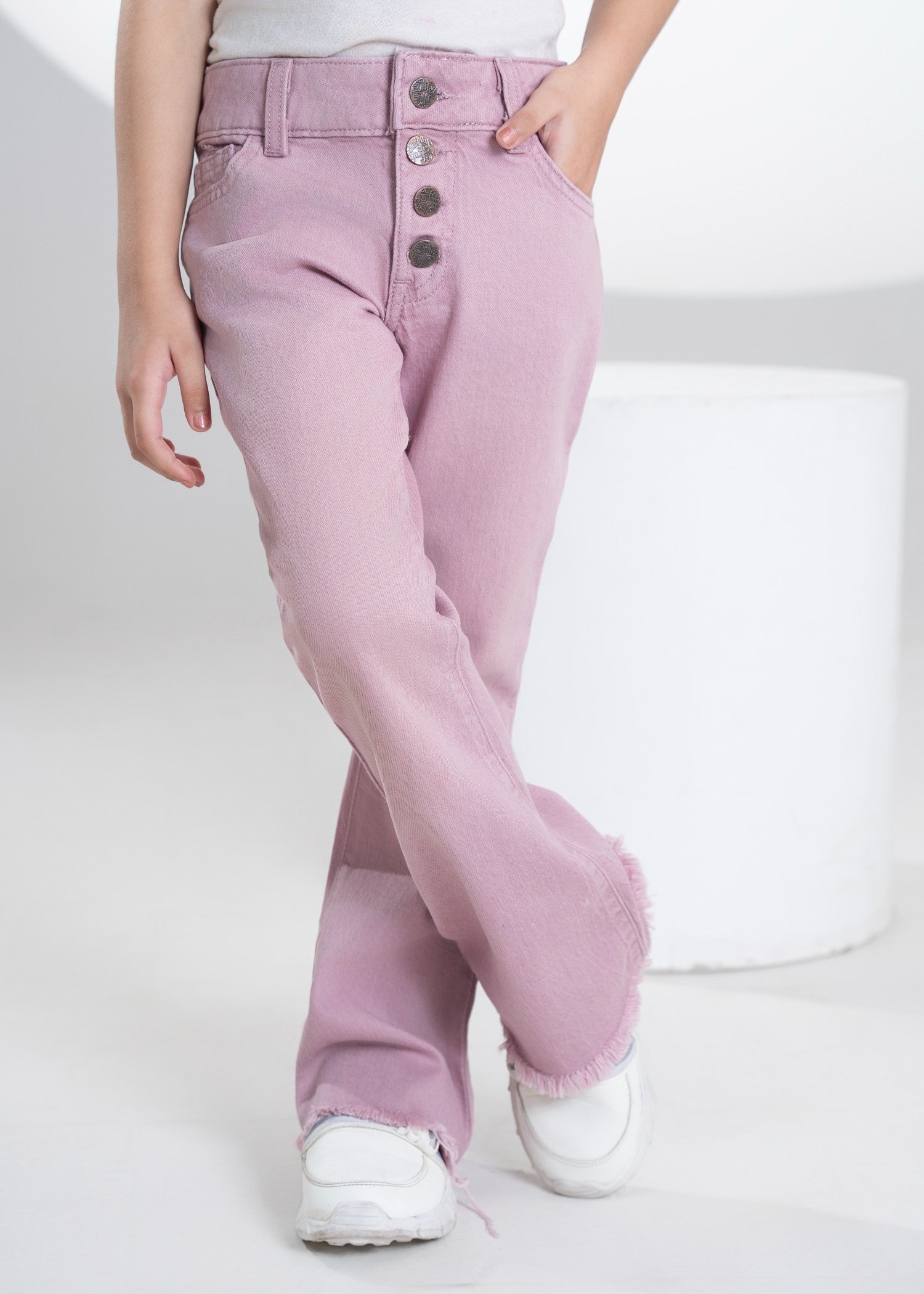 stretch denim Jeans in Lilac