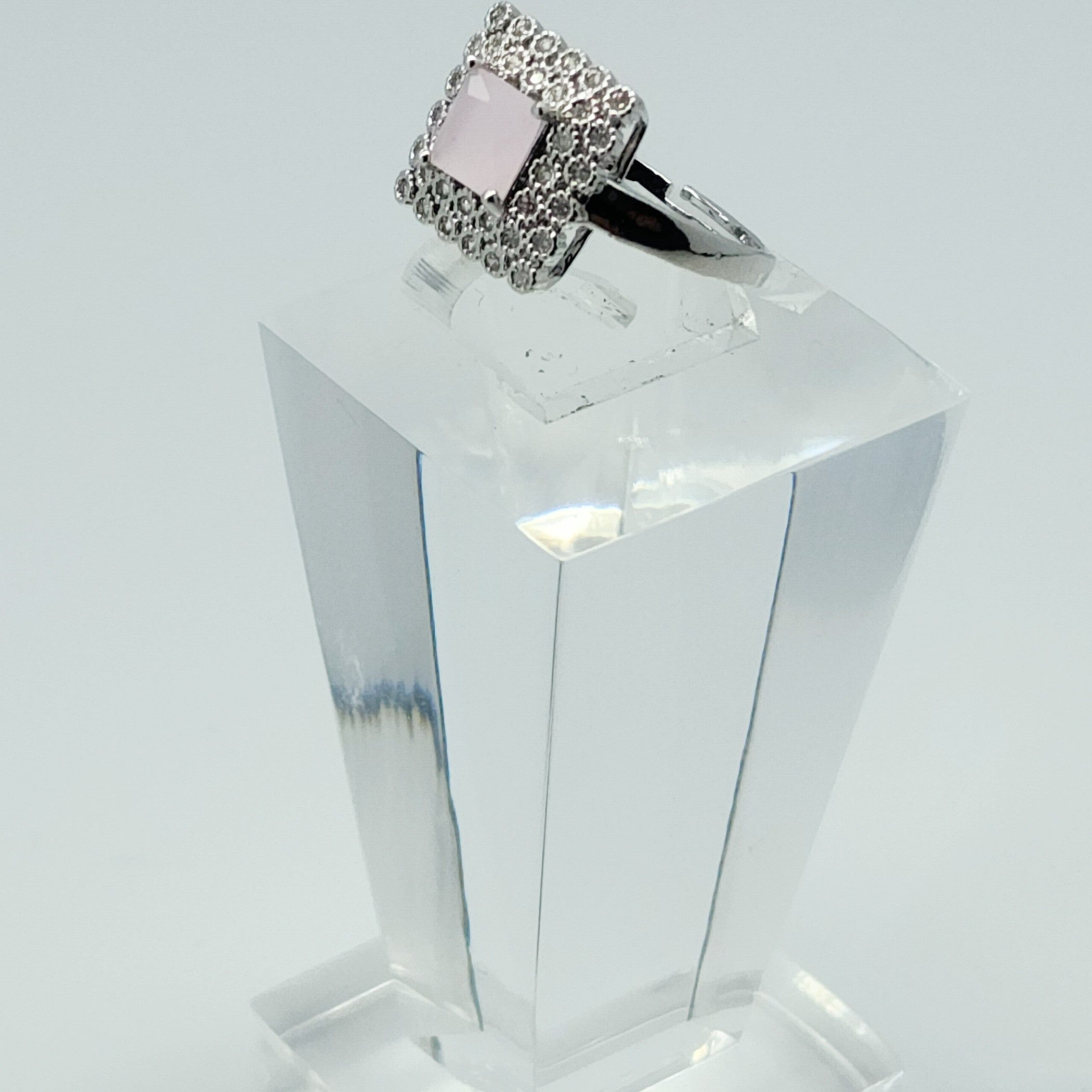 Ring in Baby pink Color by - Trendy Women Ring DQK8471