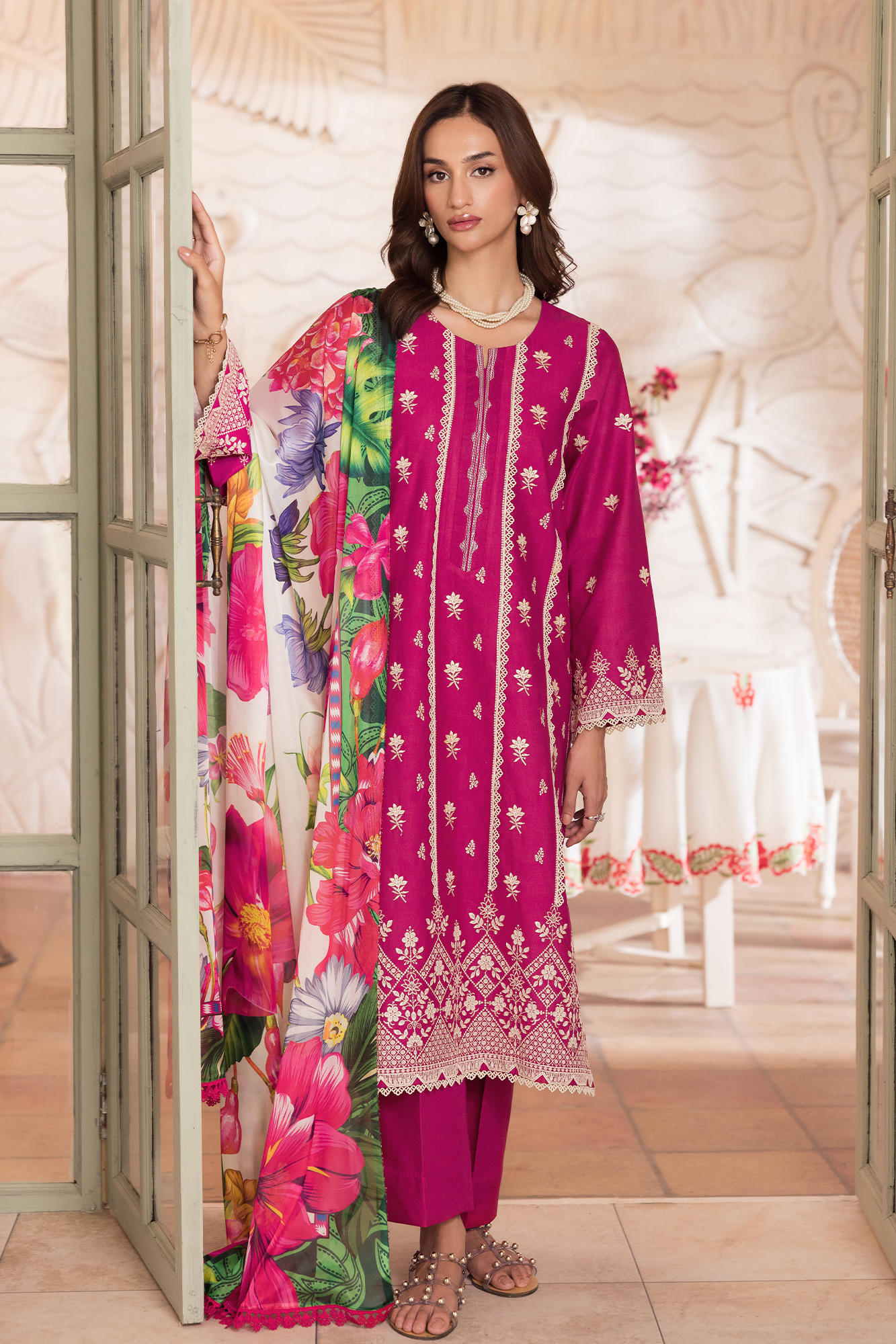 Nissa Chikankari Lawn – N-09