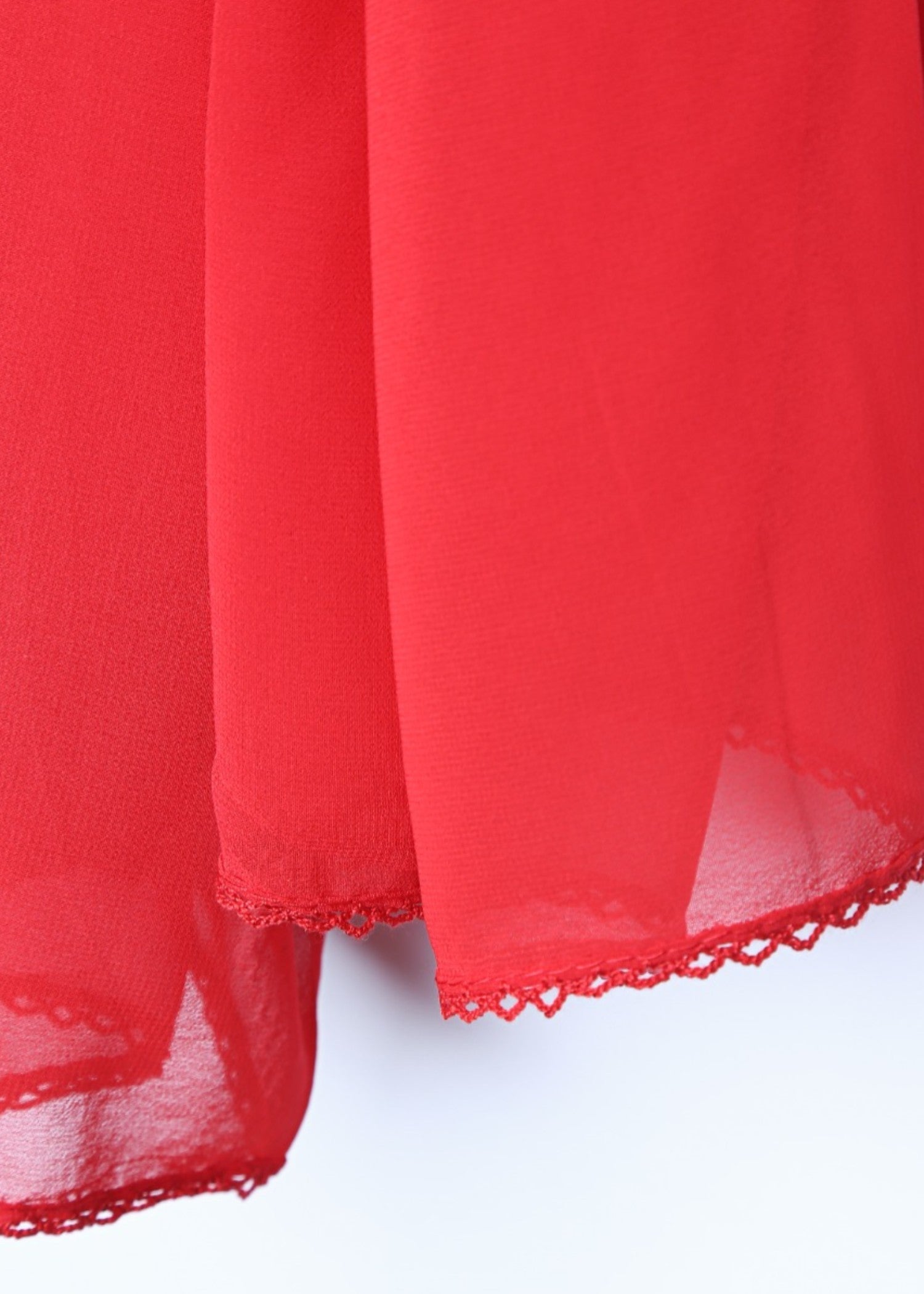 georgette Hijab in Red