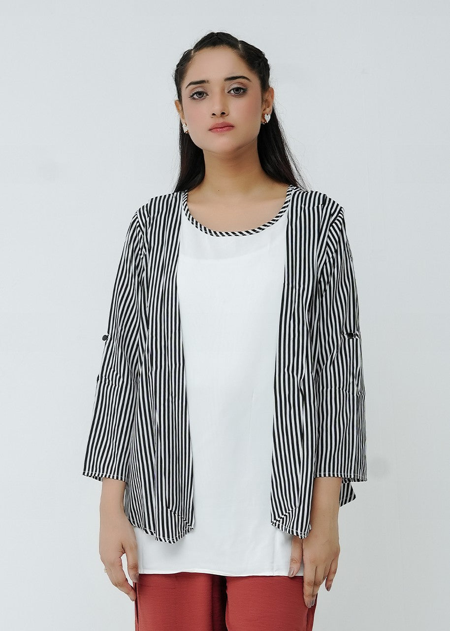viscose Cardigan in Blue