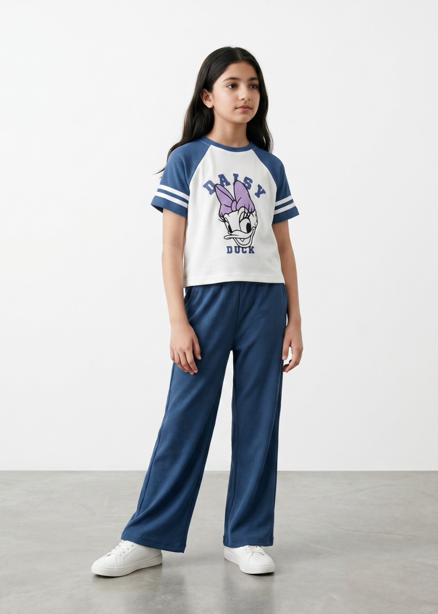 Co Ord Sets in Navy blue, white