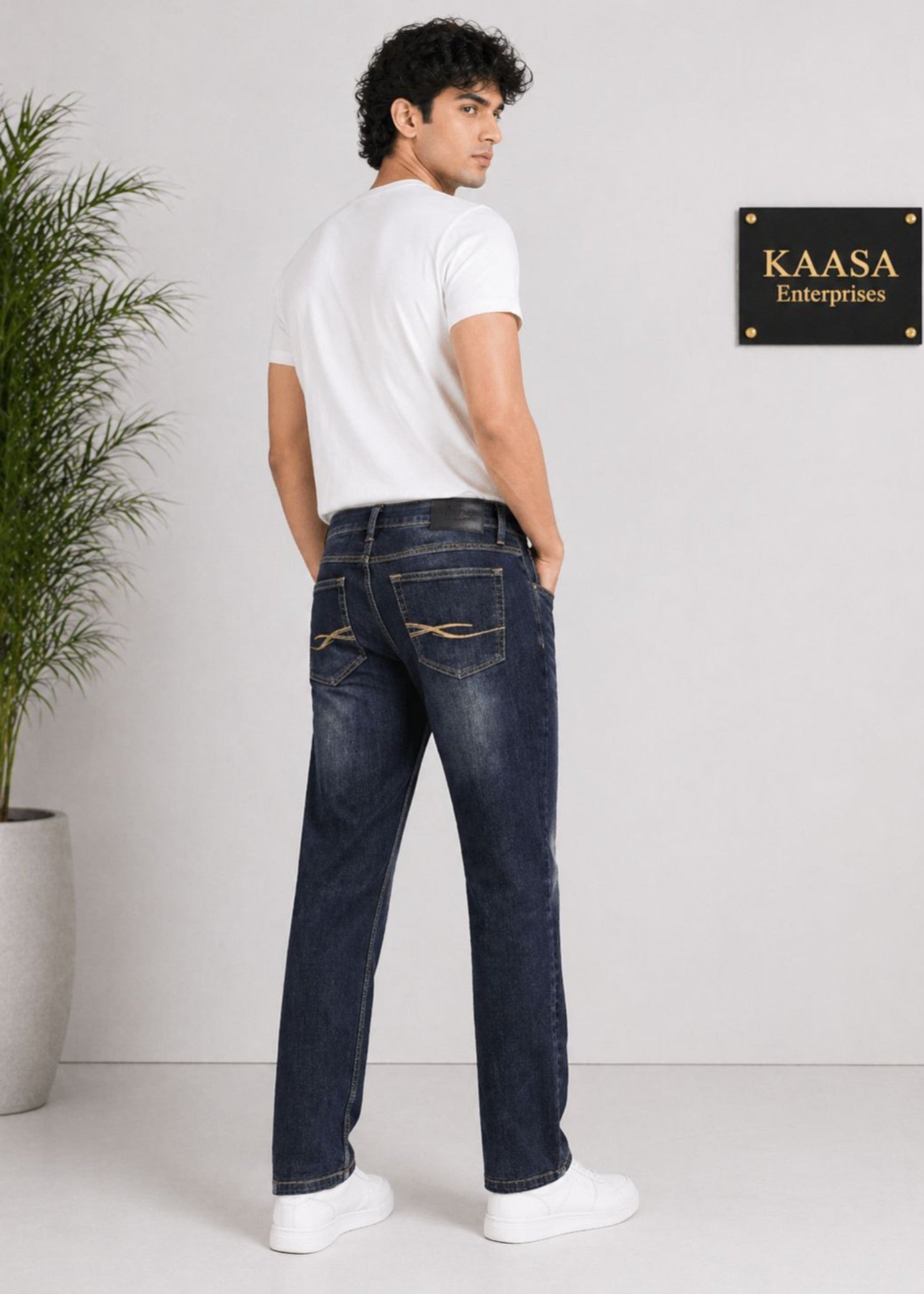 denim Jeans in Dark blue