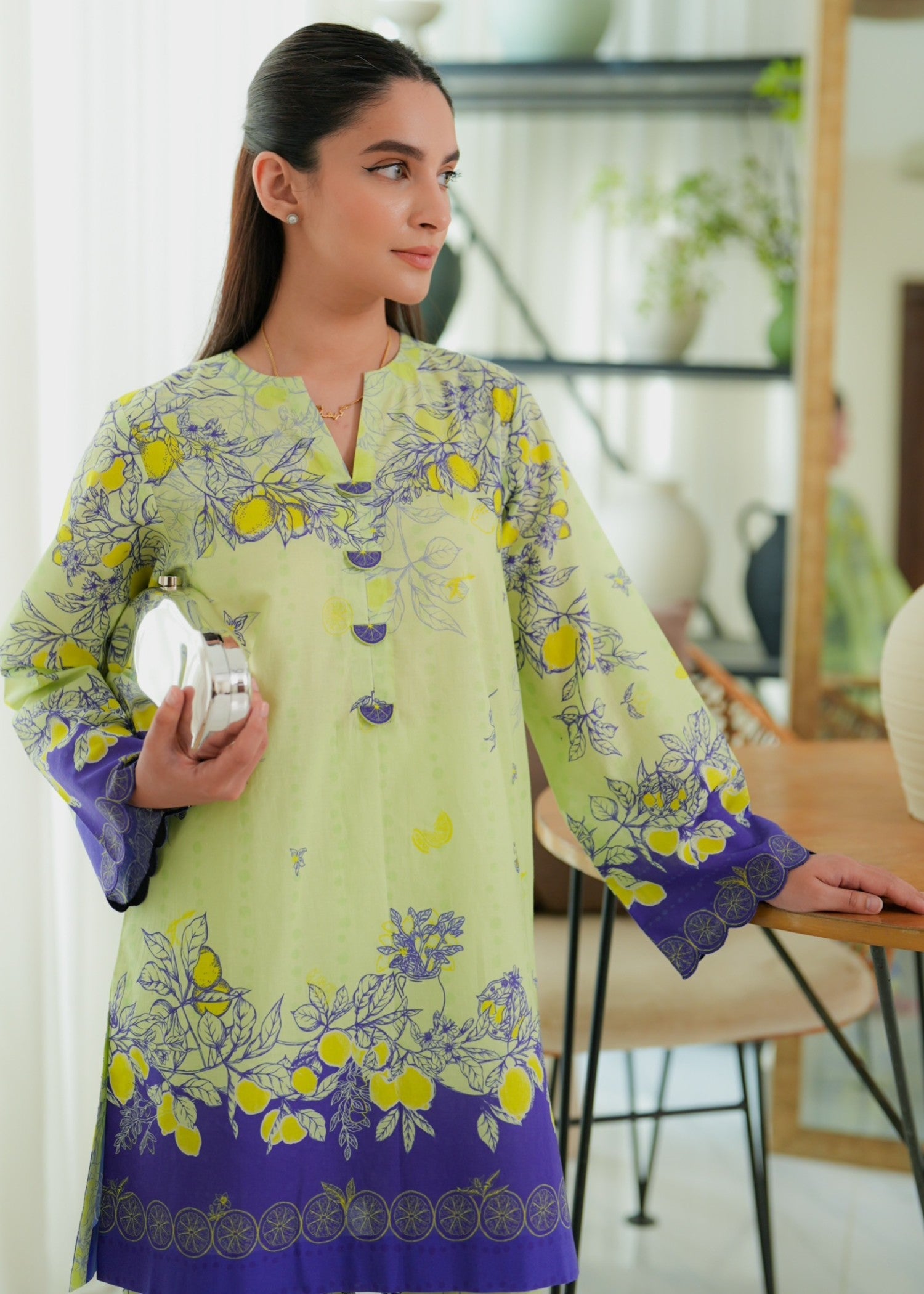 lawn Co Ord Sets in Light yellow