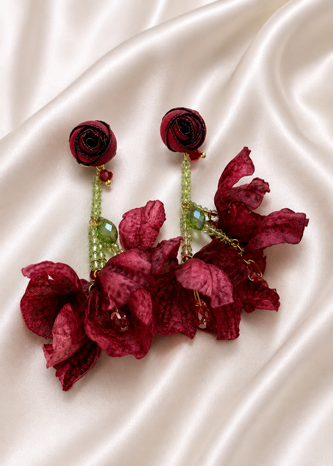 Earrings in Burnt red Color by - Trendy Women Earrings FDU2842