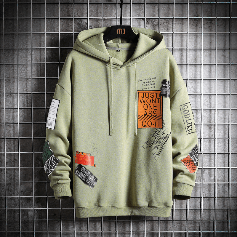 Hooded Fleece Printed Sweatshirt