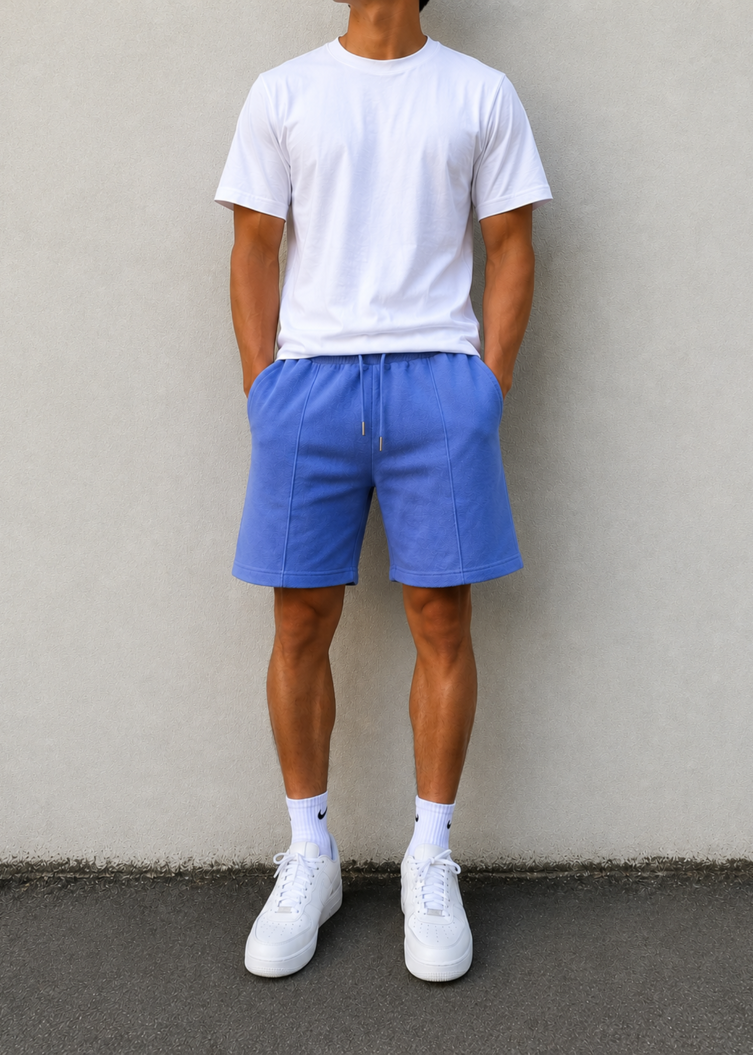 terry Shorts in Royal blue