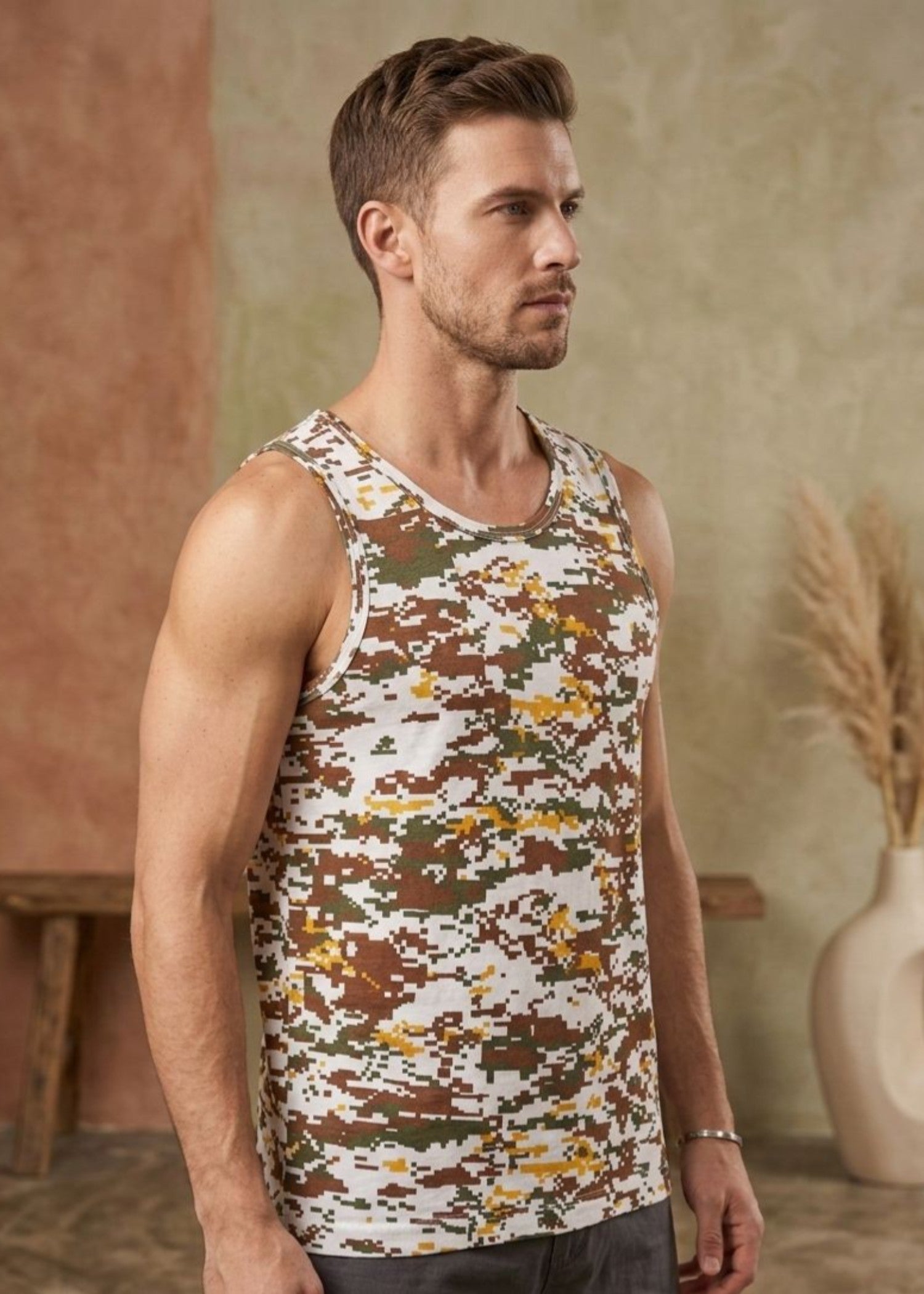 cotton Tank Top in Multi