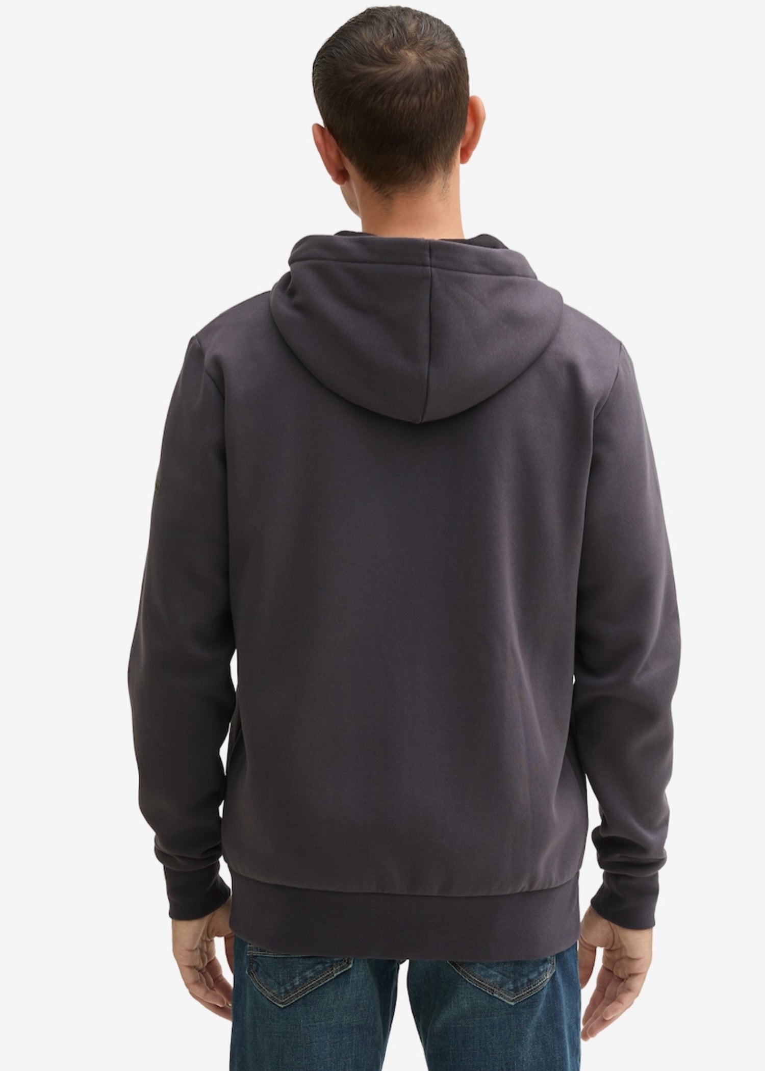 fleece Hoodie in Dim grey