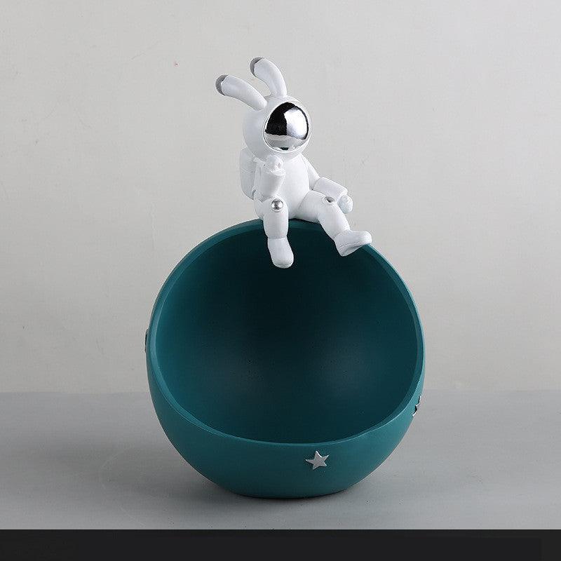 Empty Man Astronaut Resin Crafts Storage Desk Decoration