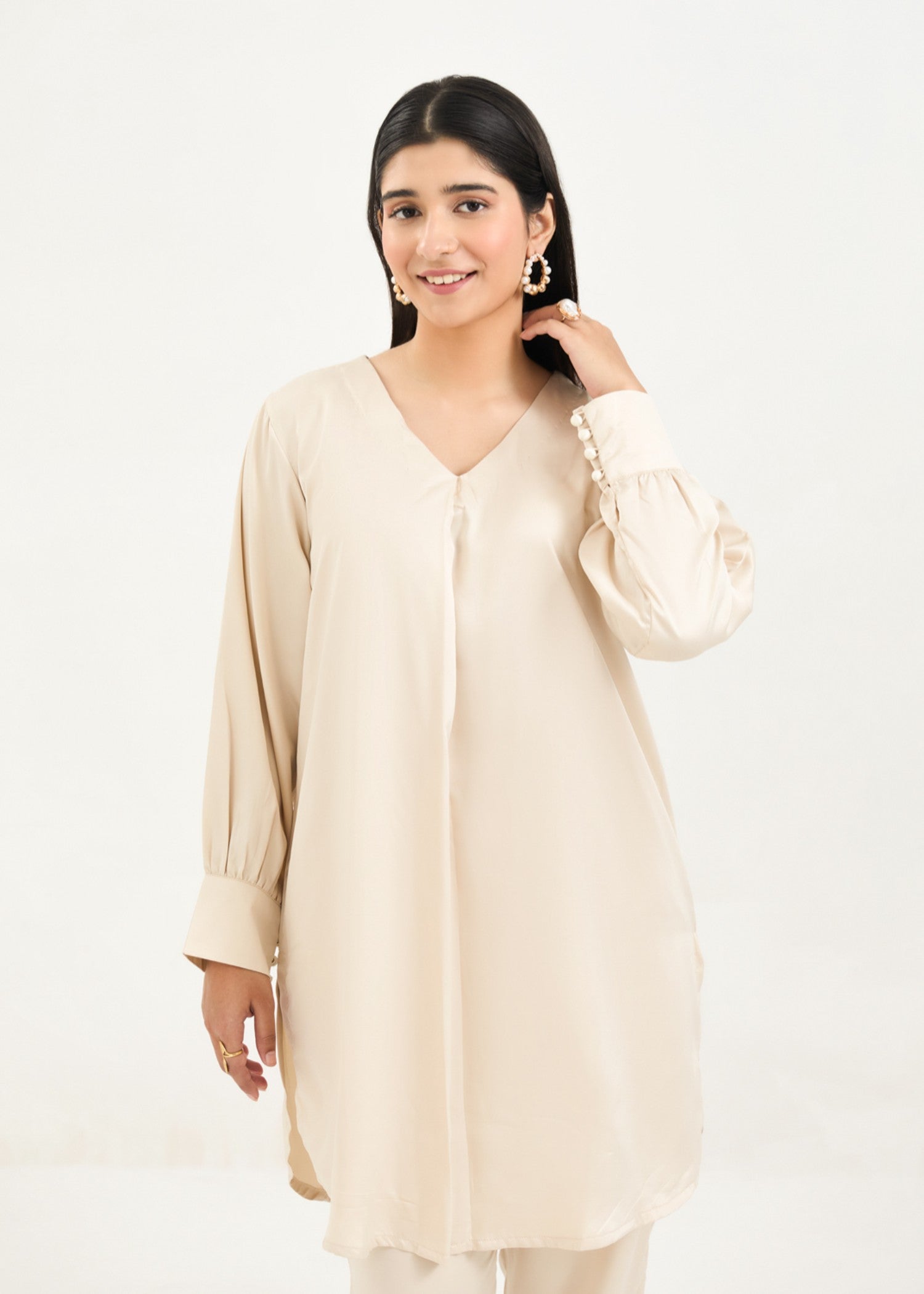 viscose Co Ord Sets in Beige