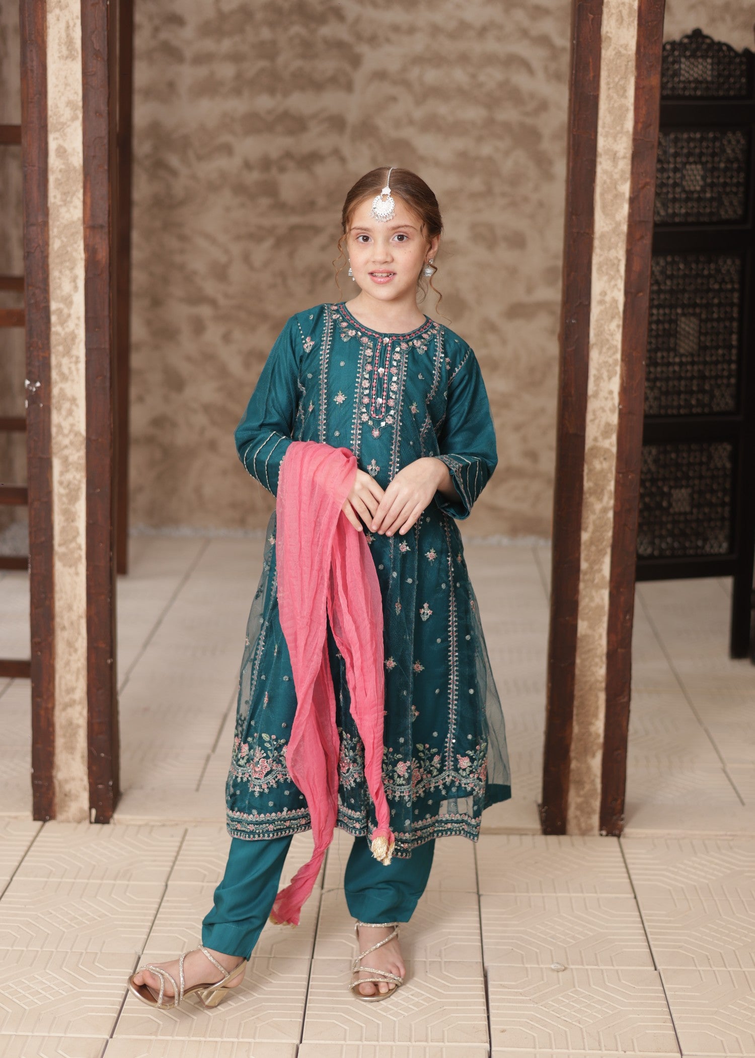 net Pishwas in Teal