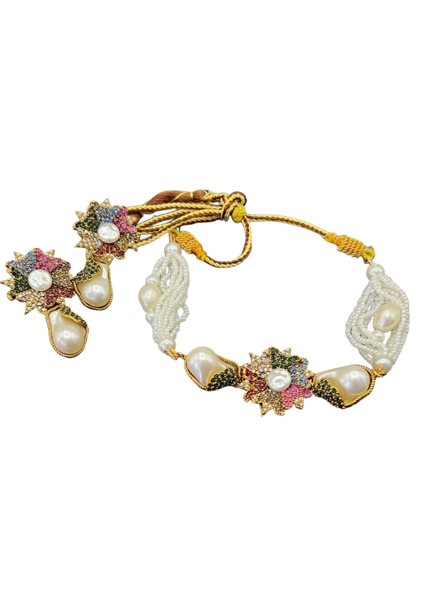 Jewelry Set in Multi Color by - Trendy Women Jewelry Set REY0878