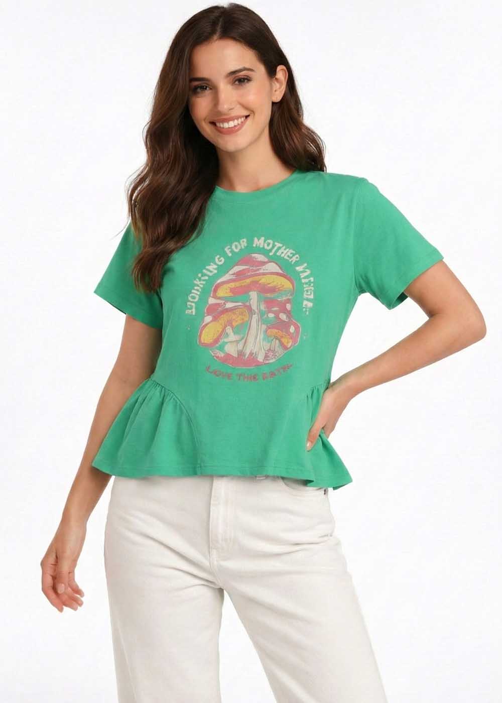 cotton Top in Green