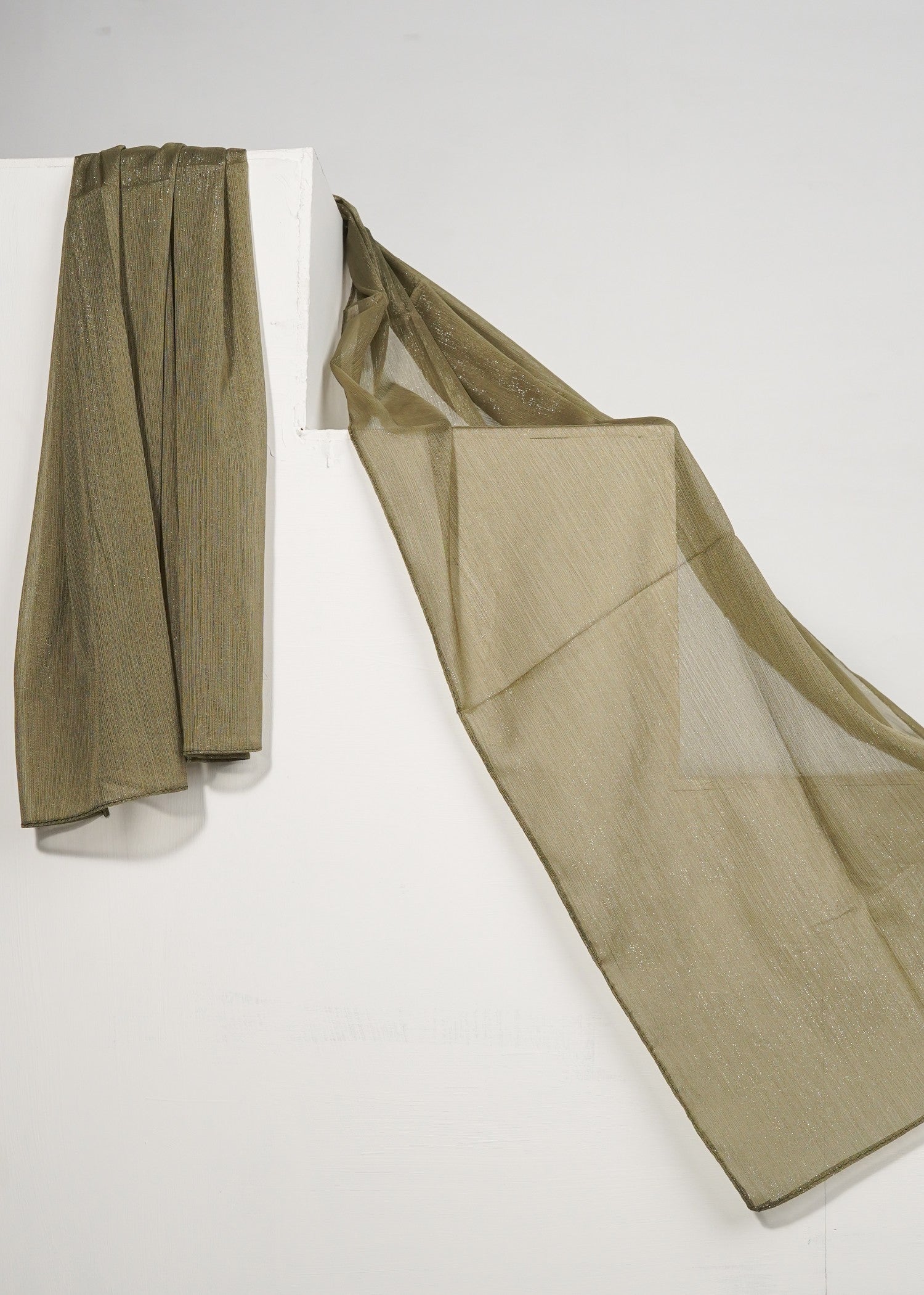 chiffon Hijab in Olive green